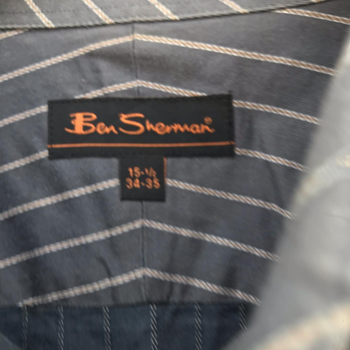 Ben Sherman Vintage Ben Sherman Grey Pin Stripes Made In spain Size US L / EU 52-54 / 3 - 6 Thumbnail
