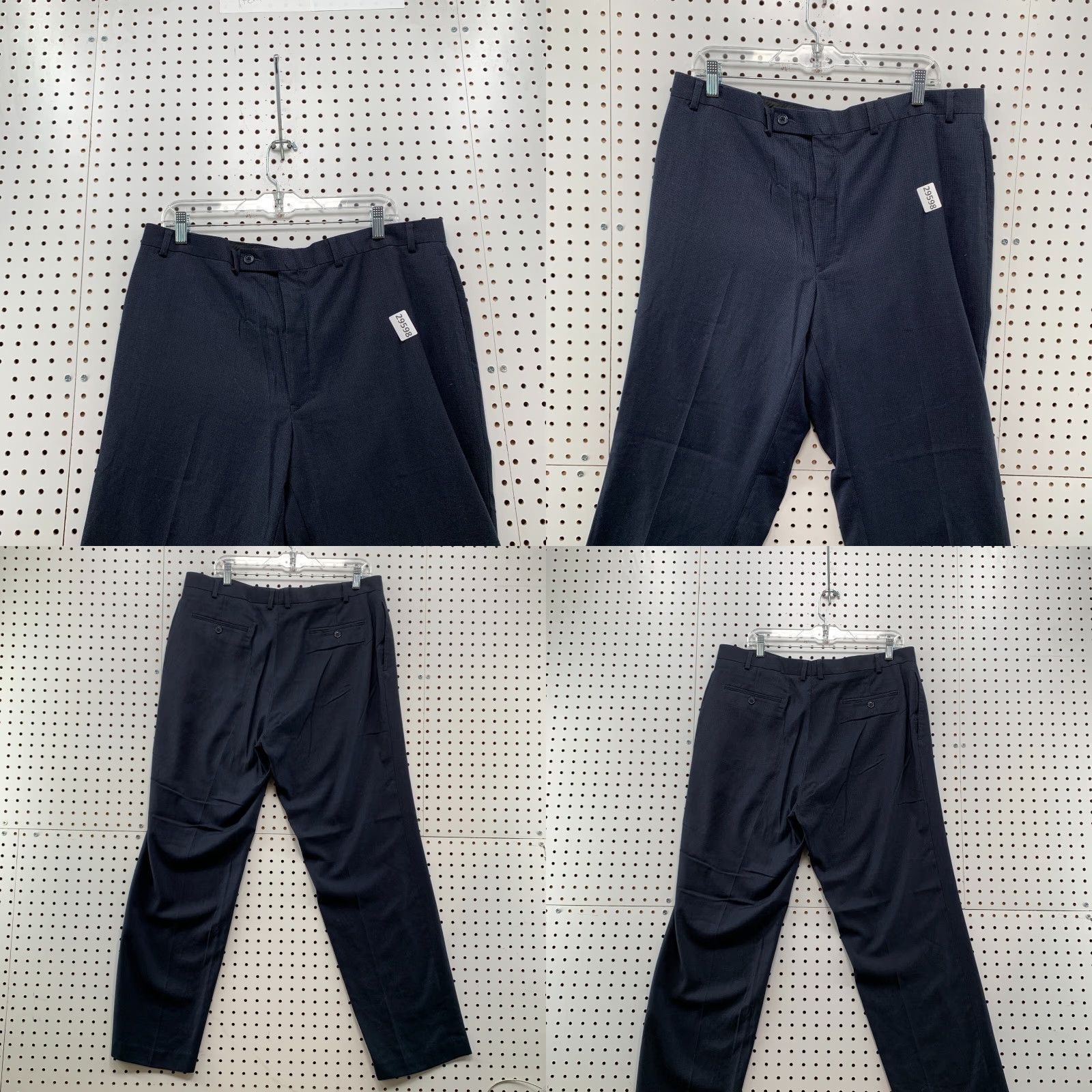 Ralph Lauren Lauren Ralph Lauren Dress Pants Mens Size 37x31.5 Navy Blue Polyester Blend Dress Pants Mens 37x31.5 Blue Size US 37 - 8 Thumbnail