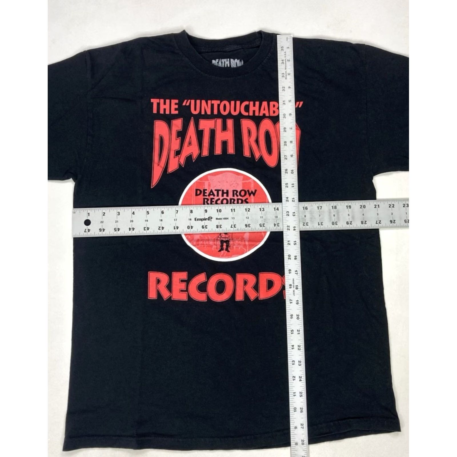 Vintage VINTAGE Death Row Records T-Shirt Men L Black Graphic Print Crew Neck Short Sleeve Hip Hop Music 90s Boys/Girls? Size US L / EU 52-54 / 3 - 5 Thumbnail