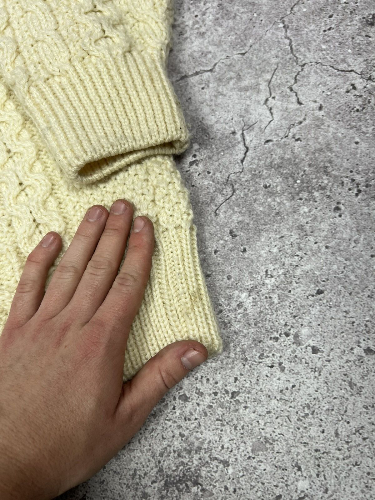 Aran Sweater Market Aran Sweater Market Women's Wool Knit Sweater Size M / US 6-8 / IT 42-44 - 15 Thumbnail