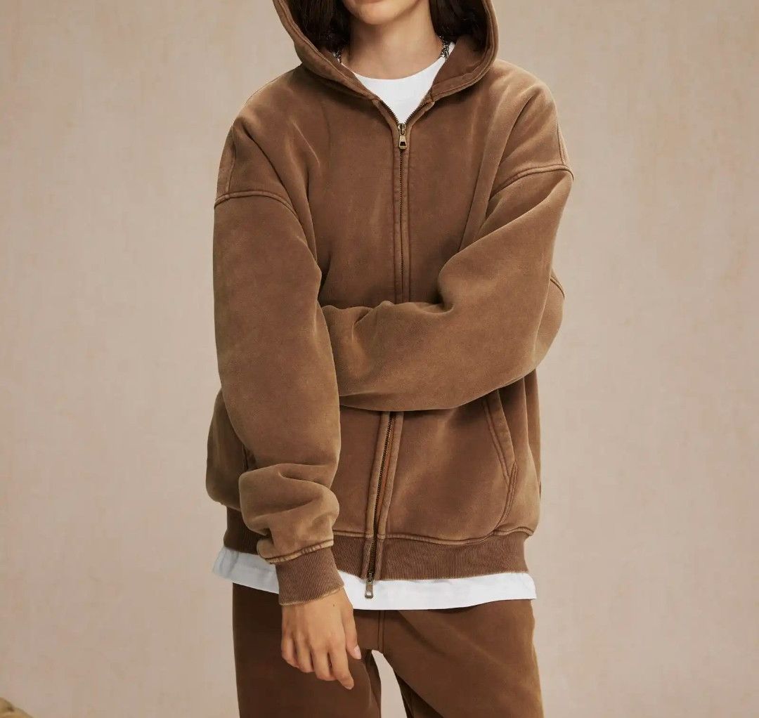 Japanese Brand × Vintage Sandy Batik Fleece Zippered Hoodie Size US M / EU 48-50 / 2 - 3 Thumbnail