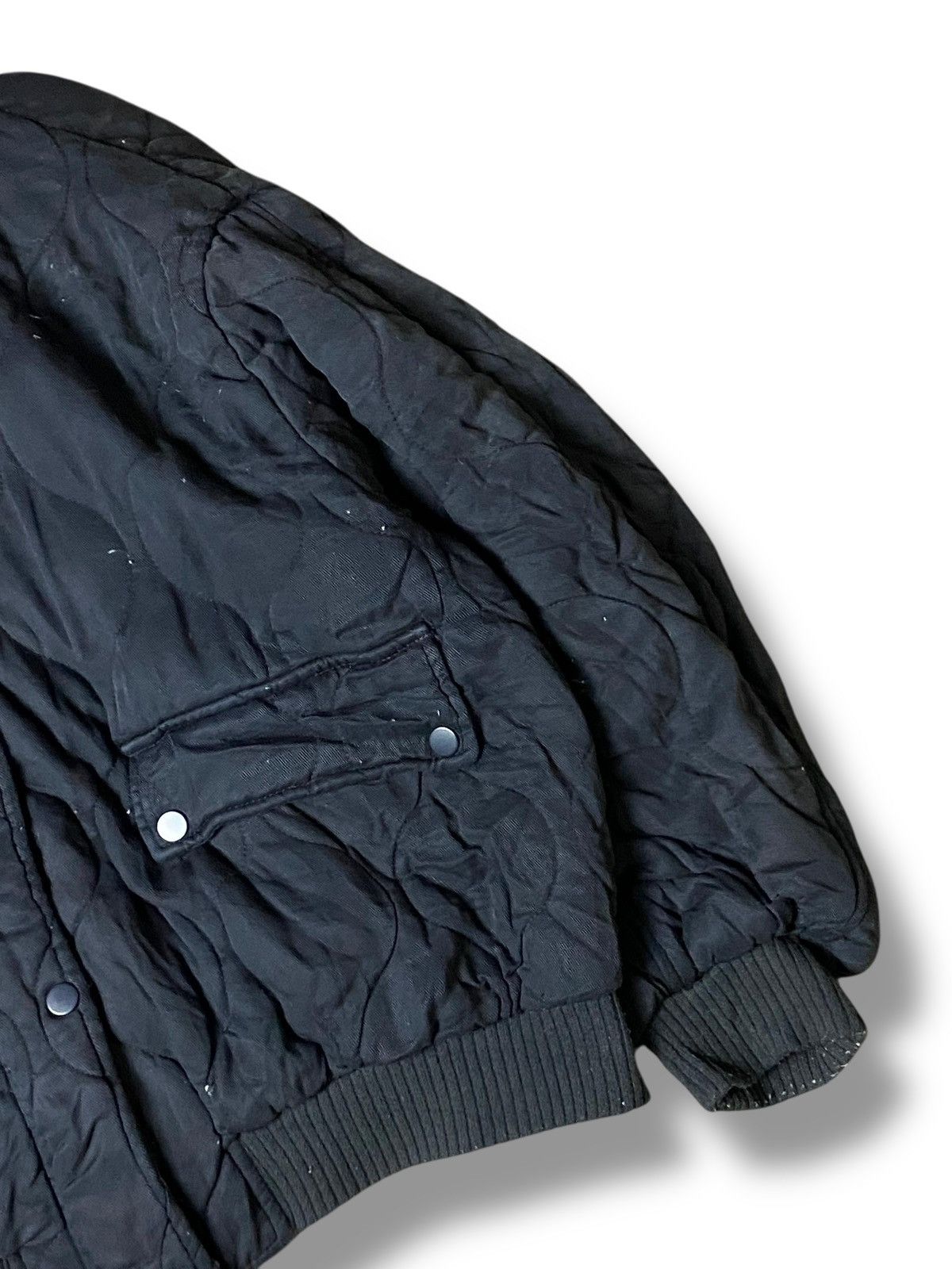 Designer × Vintage × Zara ZARA Quilted Bomber Jacket with Double Pocket (120) Size US M / EU 48-50 / 2 - 8 Thumbnail