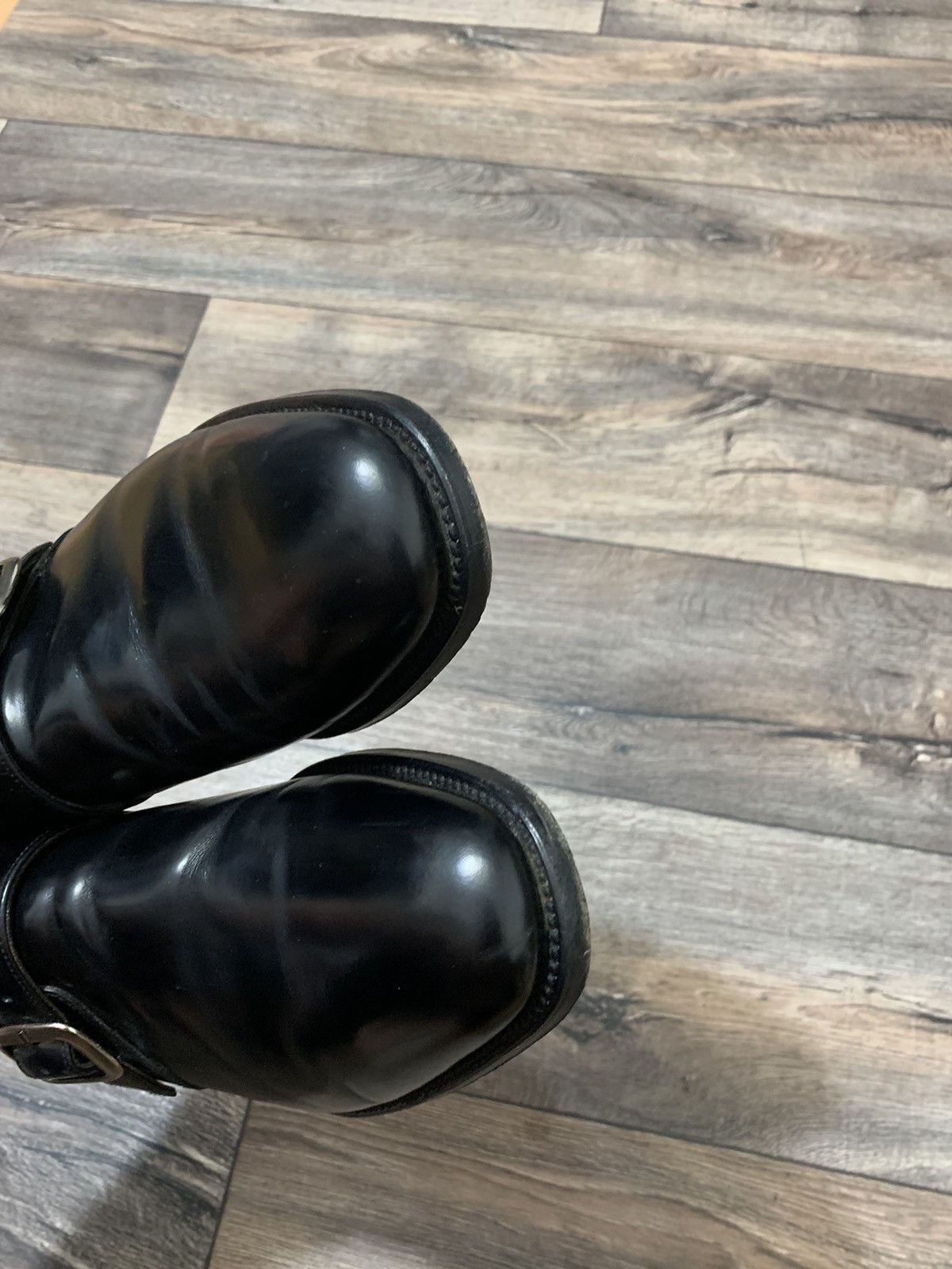 Genuine Leather × Loake Loake Men’s Black Leather Monk Shoes Made in England Size US 10 / EU 43 - 6 Thumbnail