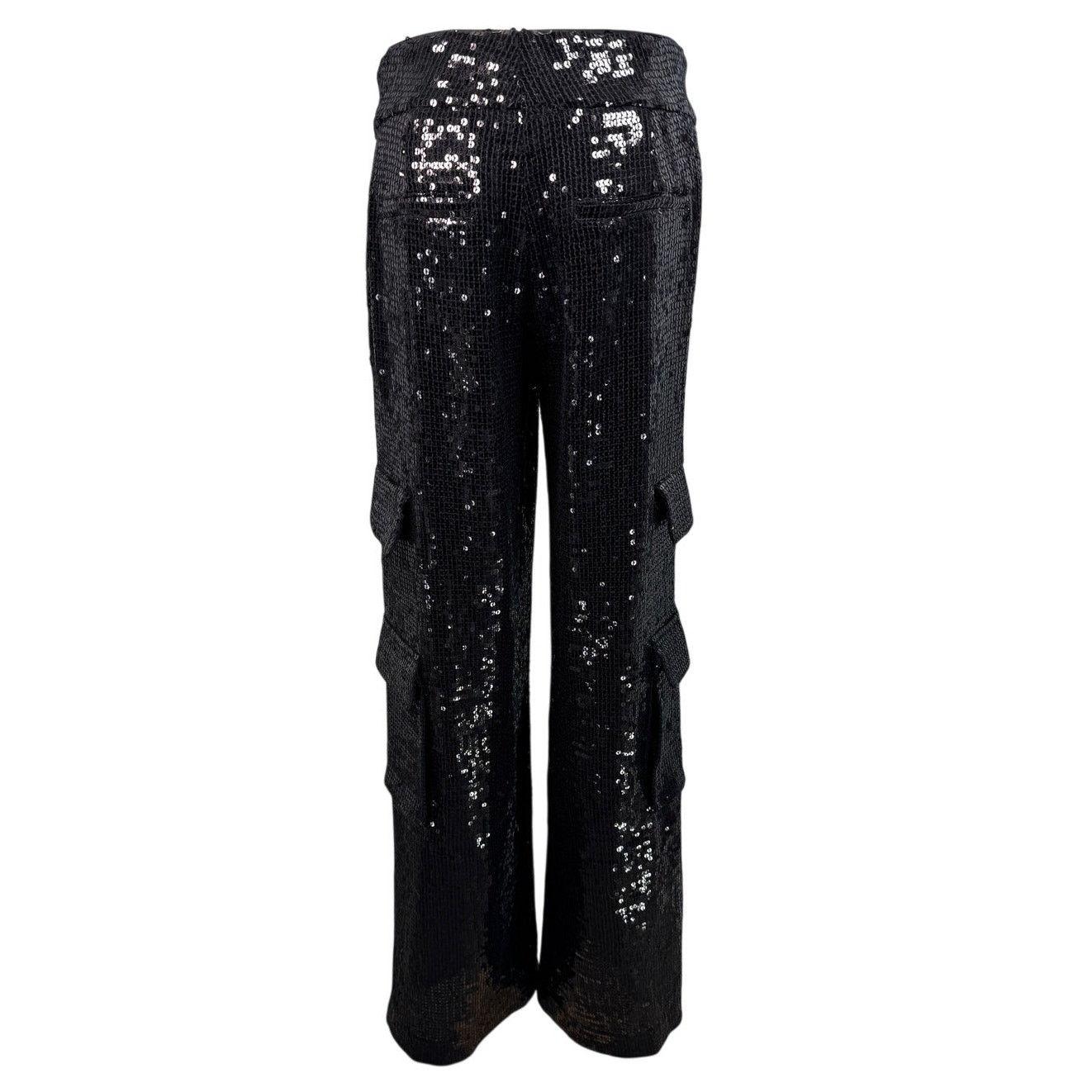 Alice + Olivia Alice + Olivia Hayes Sequin Cargo Pants black size 2 Size 26" / US 2 / IT 38 - 10 Thumbnail