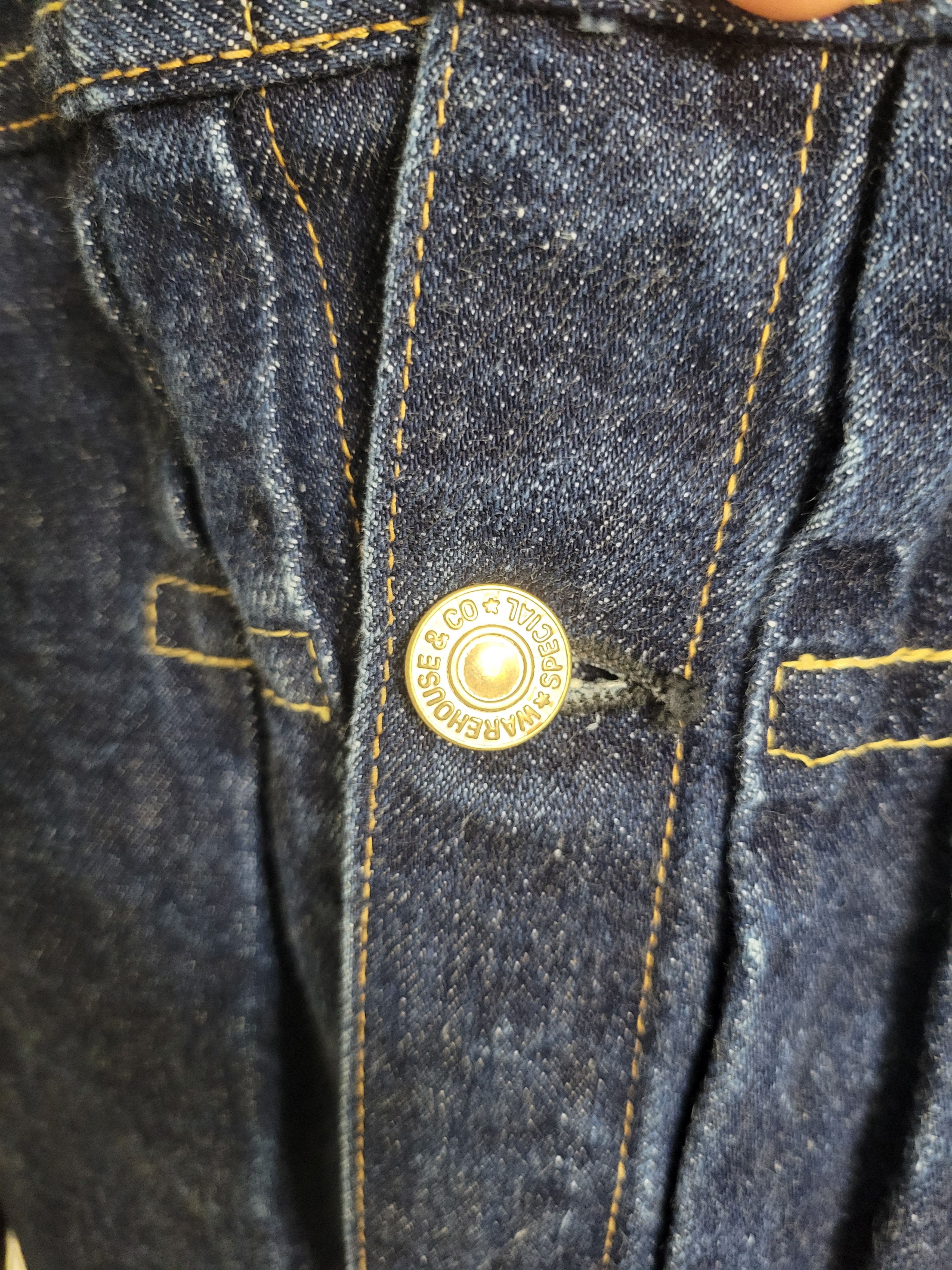 Warehouse & Co. WARE HOUSE "Lot.2001XX" Denim Jacket 1st Type Size US L / EU 52-54 / 3 - 6 Thumbnail