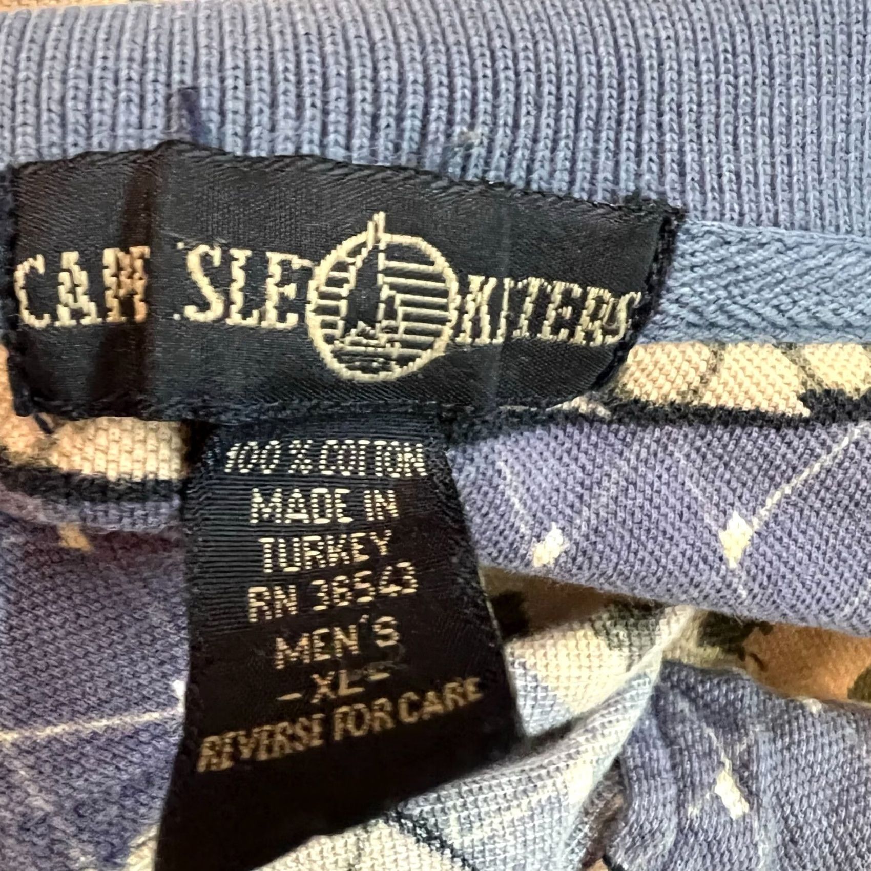 Vintage Cape Isle Knitters Golf Polo Shirt Men's Blue Size XL Size US XL / EU 56 / 4 - 5 Thumbnail