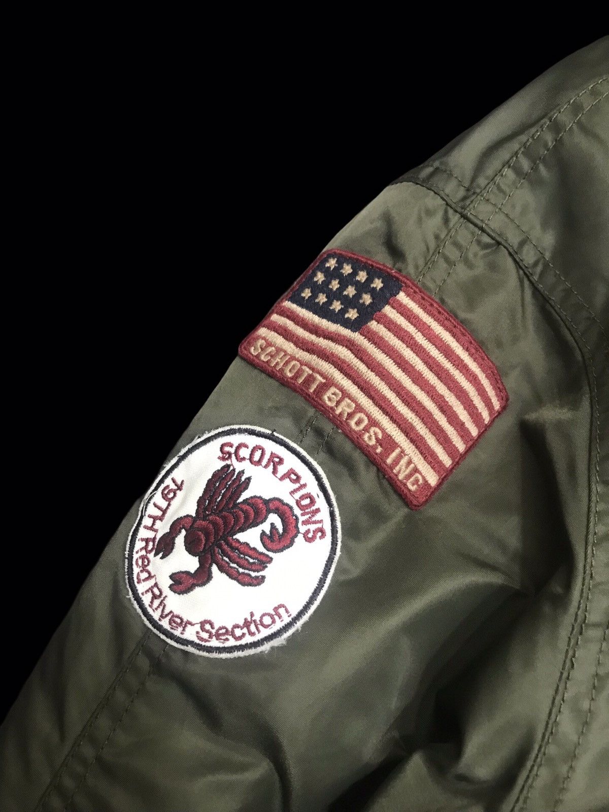 Schott 💥BOMBER💥SCHOTT FLYING JACKET TYPE U BOMBER JACKET F363 Size US L / EU 52-54 / 3 - 9 Thumbnail