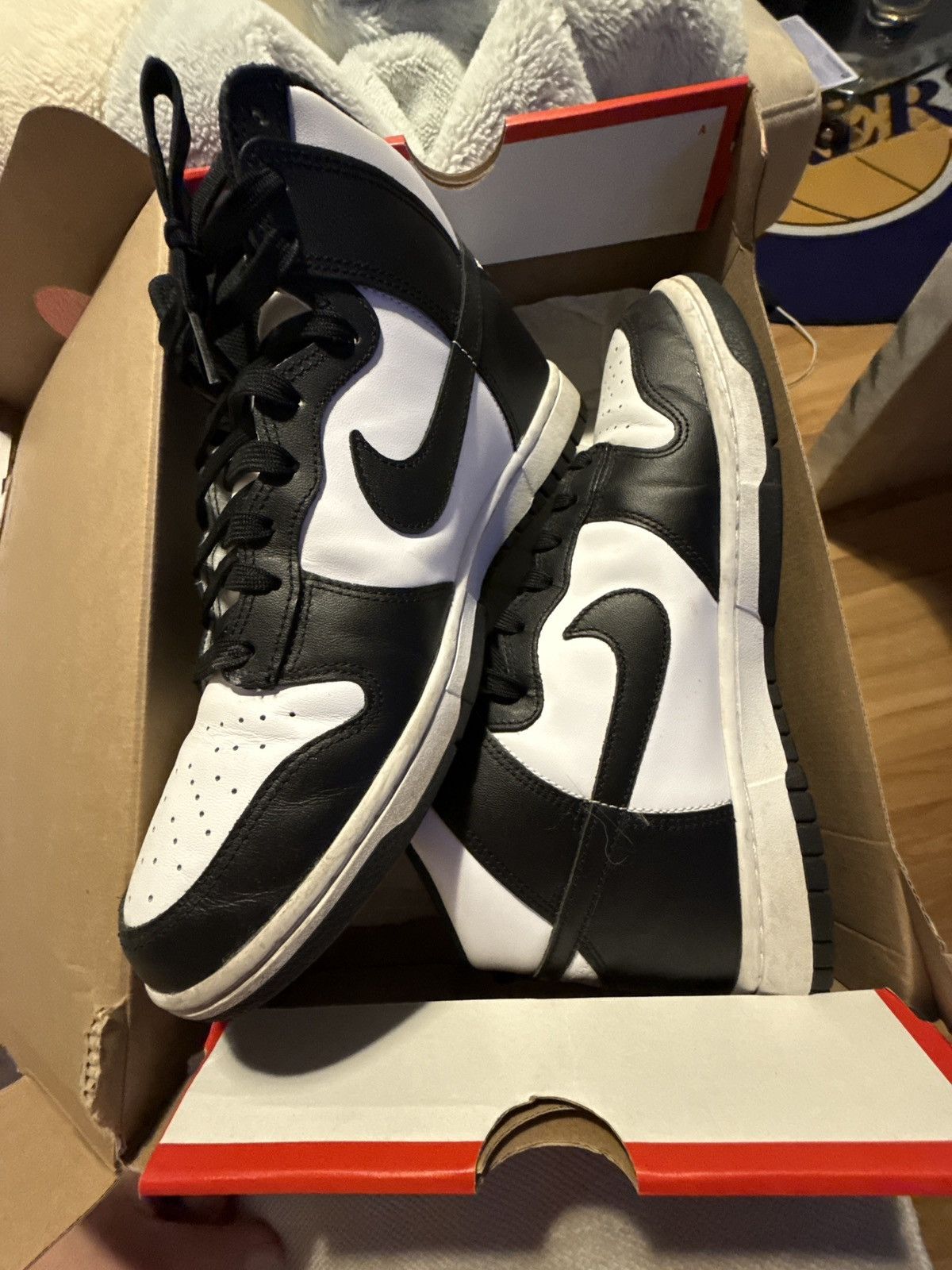 Nike Nike Dunk Hi Retro - black & white Size US 10 / EU 43 - 2 Thumbnail