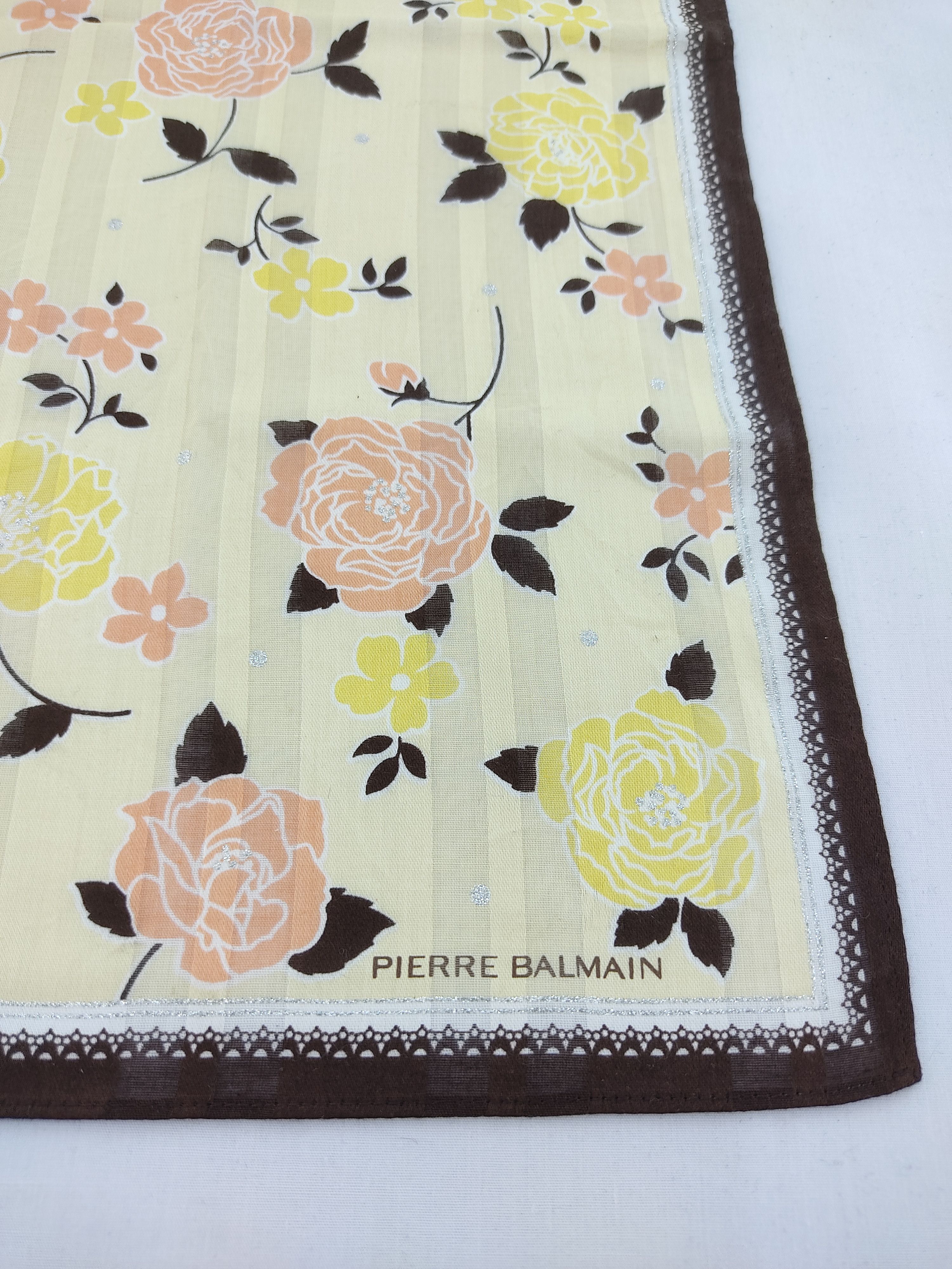 Pierre Balmain Vintage Pierre Balmain Handkerchief / Neckwear / Bandana Size ONE SIZE - 4 Thumbnail