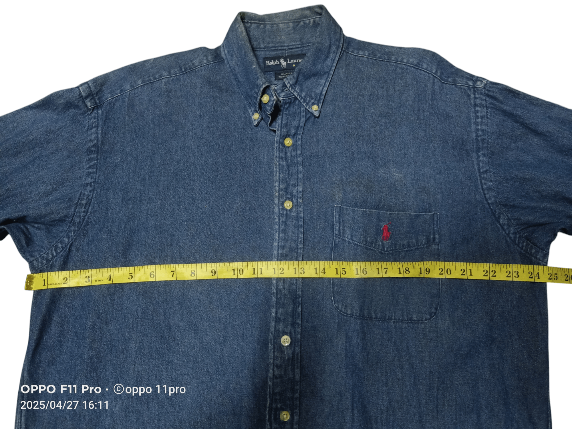 Polo Ralph Lauren × Vintage Polo Vintage 90s Button Up Blaire Front Poket Size US L / EU 52-54 / 3 - 5 Thumbnail