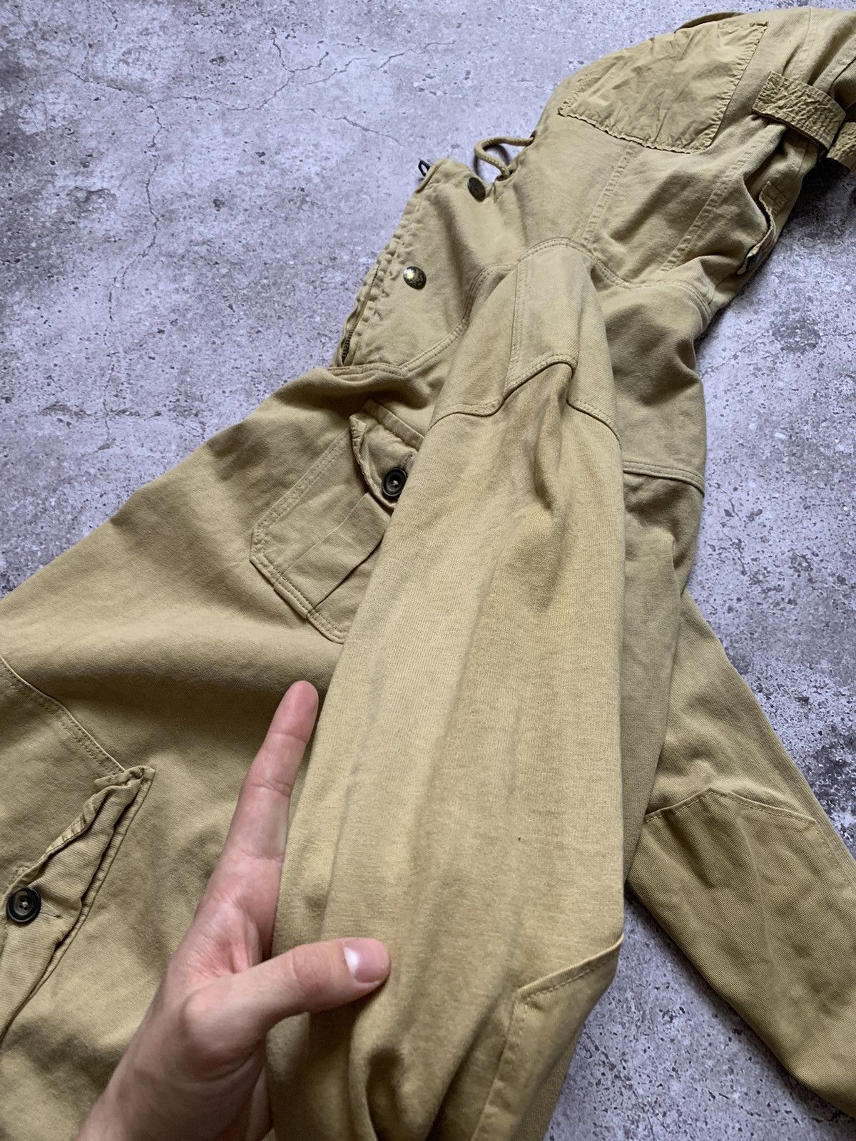 Polo Ralph Lauren Vintage Polo Ralph Lauren military Pocket hoodie 90’s Size US S / EU 44-46 / 1 - 10 Thumbnail