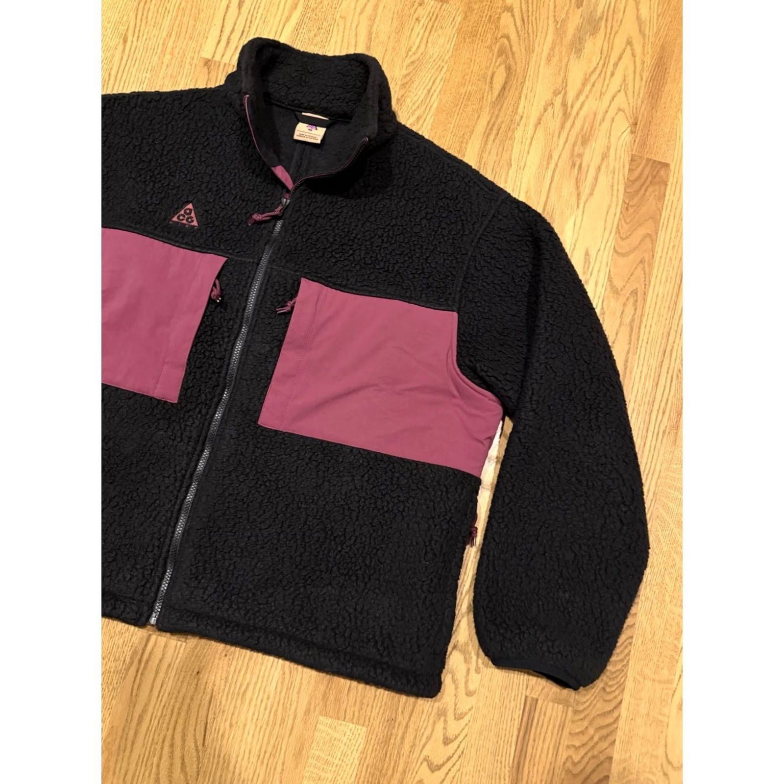 Nike Nike ACG Sherpa Fleece Full Zip Jacket Men’s Large Black Indoor Outdoor Sports Activewear Casual Jacket Size US L / EU 52-54 / 3 - 6 Thumbnail