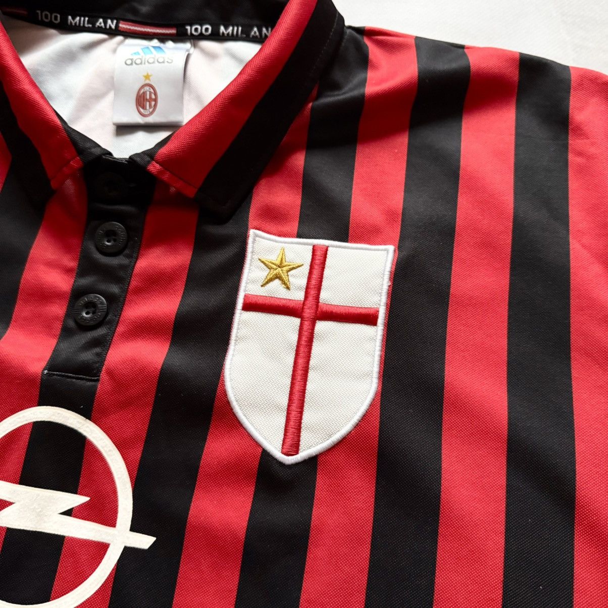 Vintage Retro Replica Adidas Milan 1999-00 Red Home Shirt Jersey Tee Size US XL / EU 56 / 4 - 3 Thumbnail