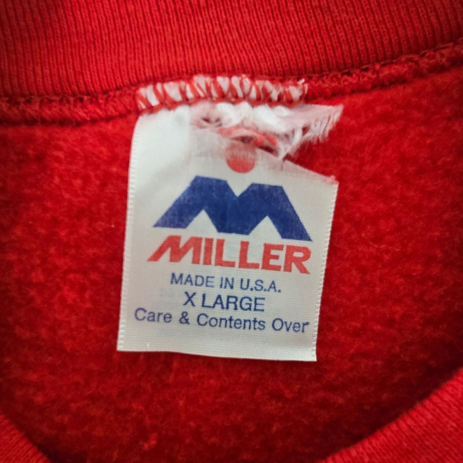 Vintage 90s Miller Sweatshirt XL Joy Teddy Bear Christmas Mockneck Size XL / US 12-14 / IT 48-50 - 12 Thumbnail