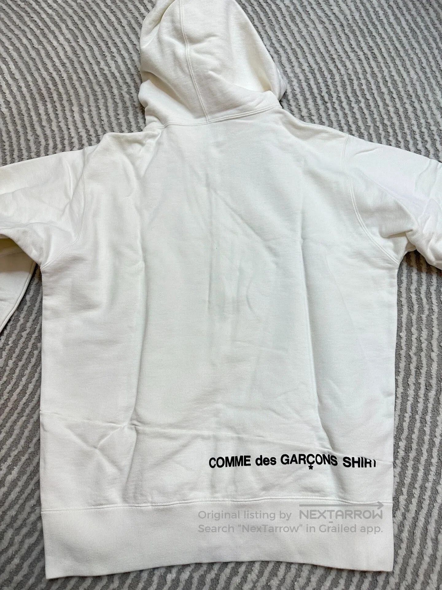 Supreme supreme X cdg collaboration white hoodie. Size US M / EU 48-50 / 2 - 3 Thumbnail