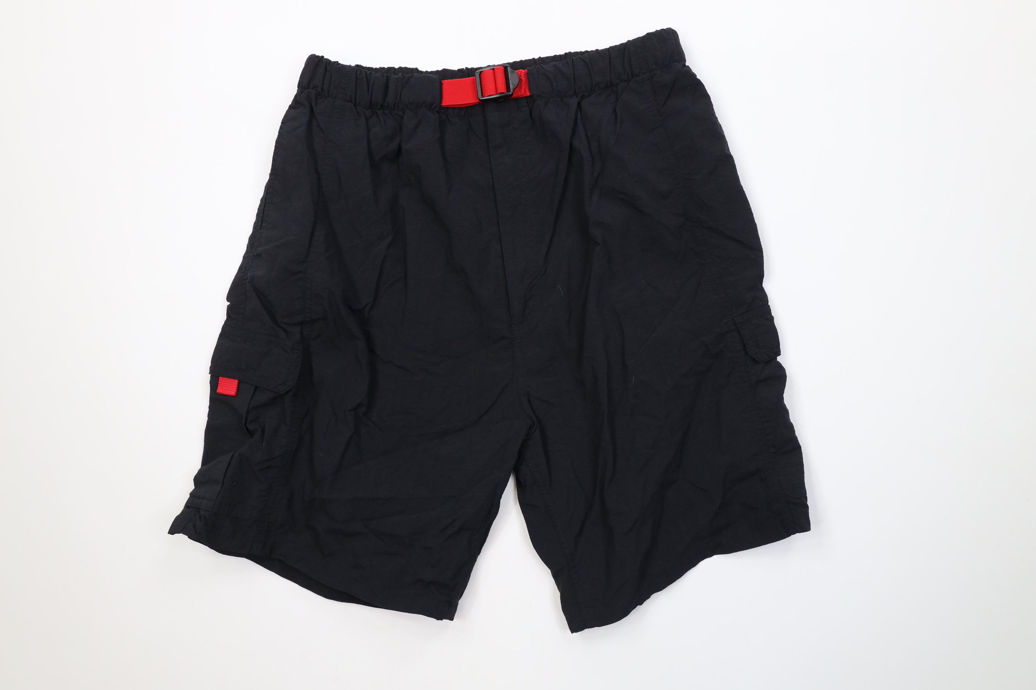 Marlboro Vintage 90s Marlboro Above Knee Belted Trekking Cargo Shorts Size US 34 / EU 50 - 1 Thumbnail