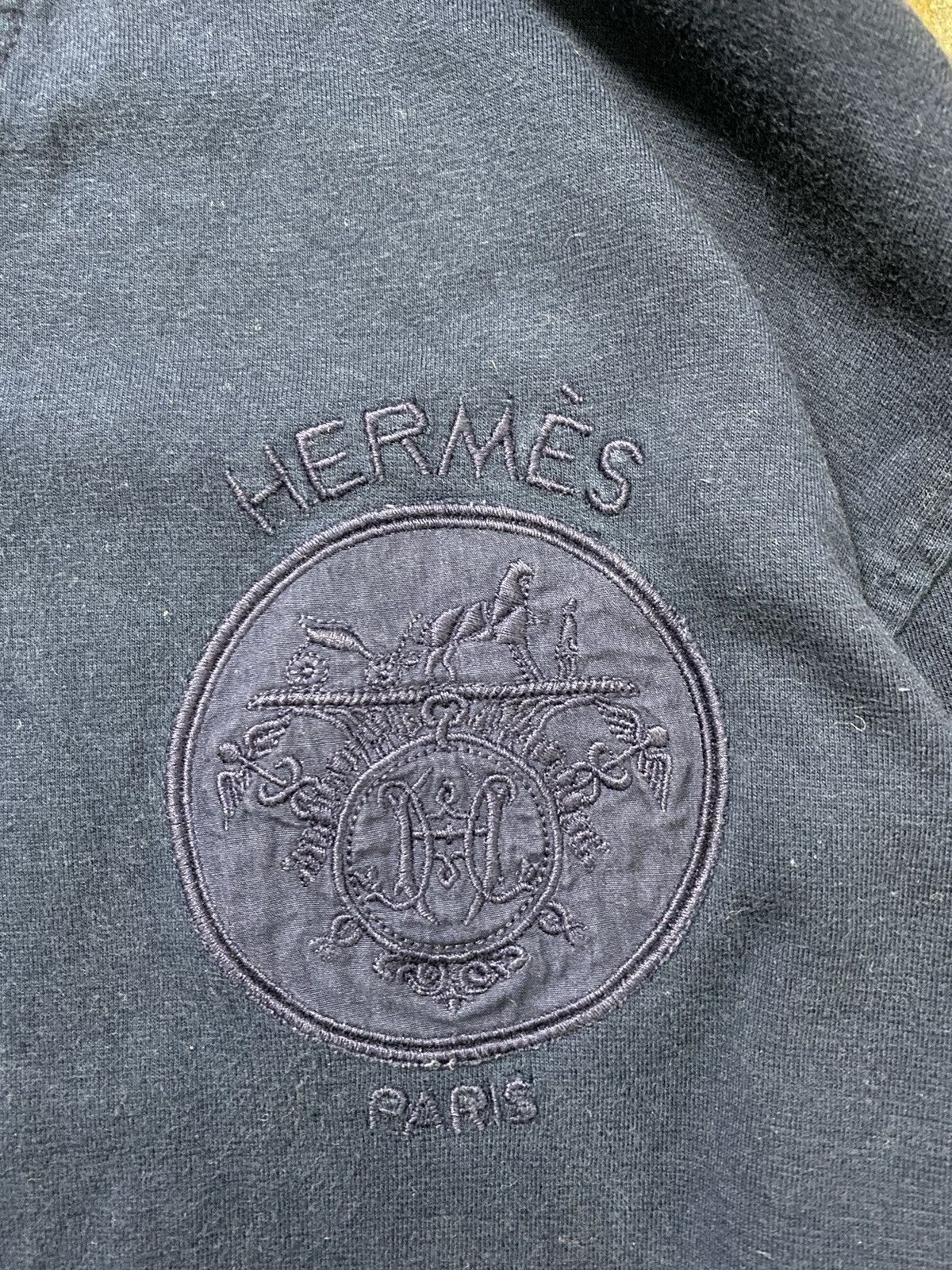Hermes 80s Hermes Embroidery logo sweatshirt Size US S / EU 44-46 / 1 - 6 Thumbnail