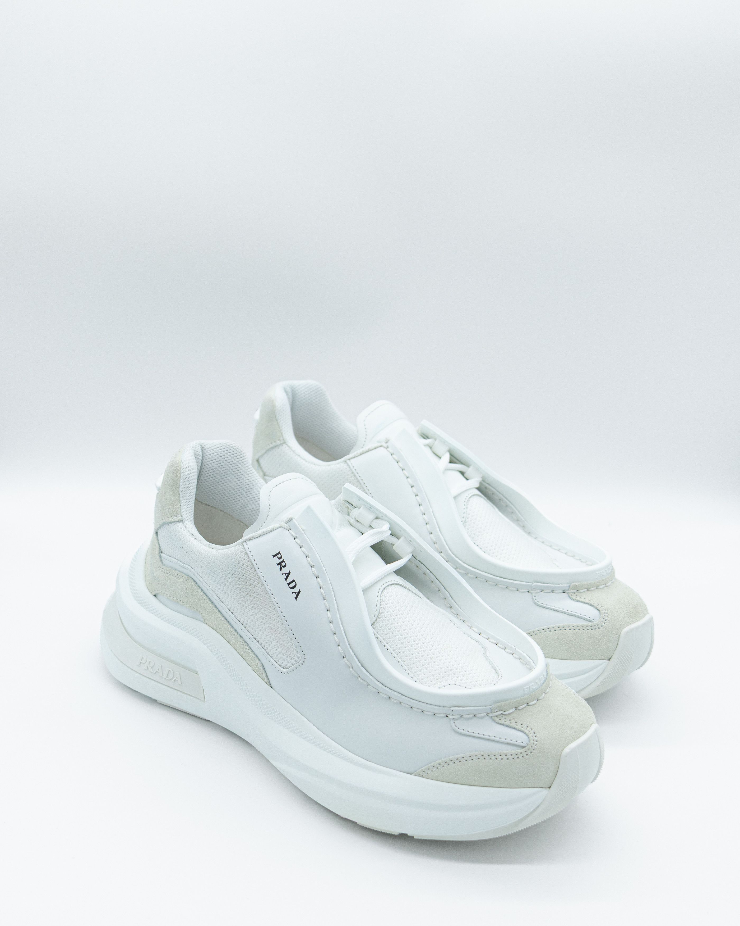 Prada Prada Systeme Leather Sneaker Size US 8 / EU 41 - 1 Thumbnail