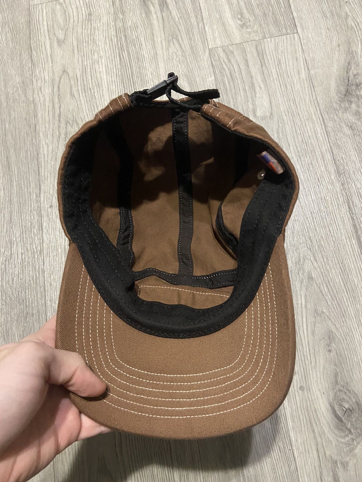 Supreme Supreme Box Logo 6 Panel Brown Cap Size ONE SIZE - 5 Thumbnail
