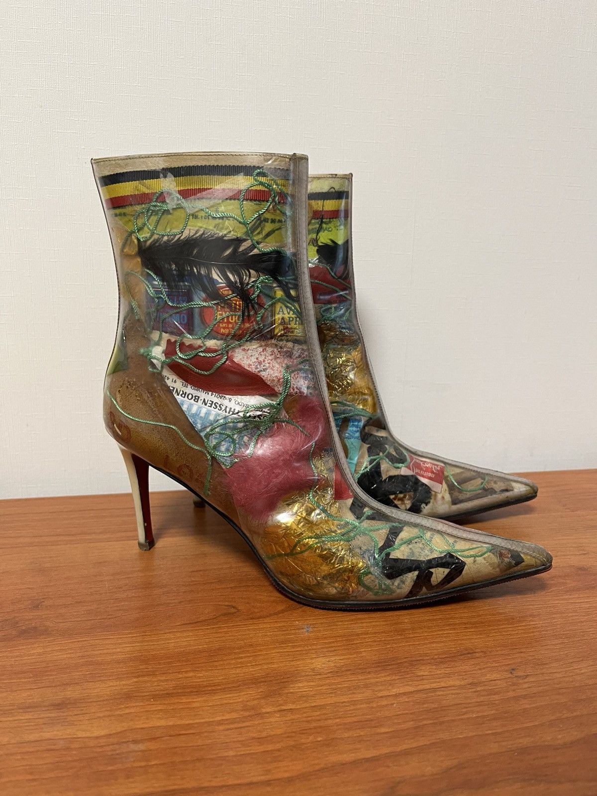 Christian Louboutin × Vintage Christian Louboutin Trash Boots 2012 Icon Size US 7 / IT 37 - 3 Thumbnail