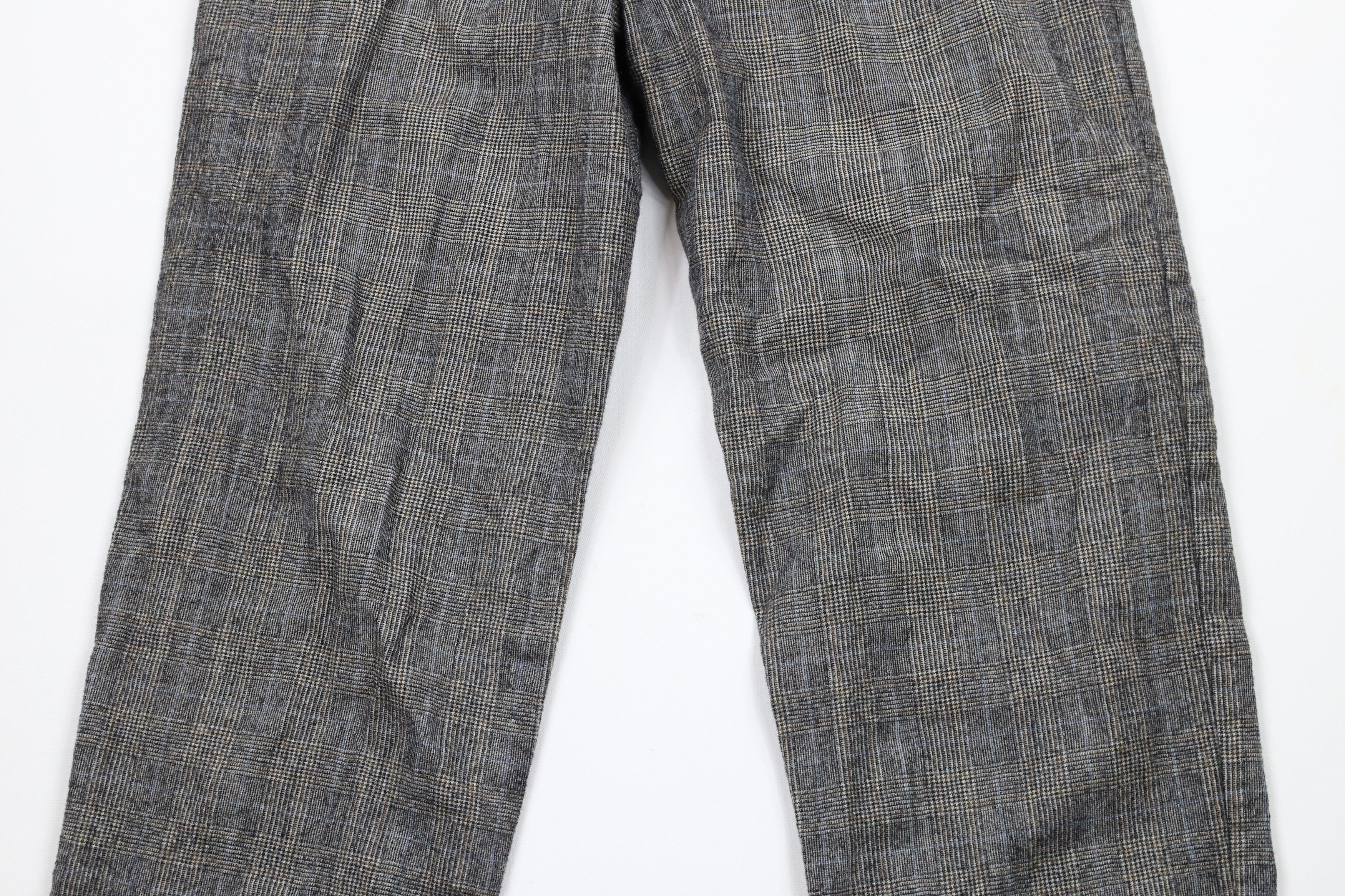 Vintage Vintage 90s Streetwear Wool Pleated Chino Pants Houndstooth Size US 32 / EU 48 - 10 Thumbnail