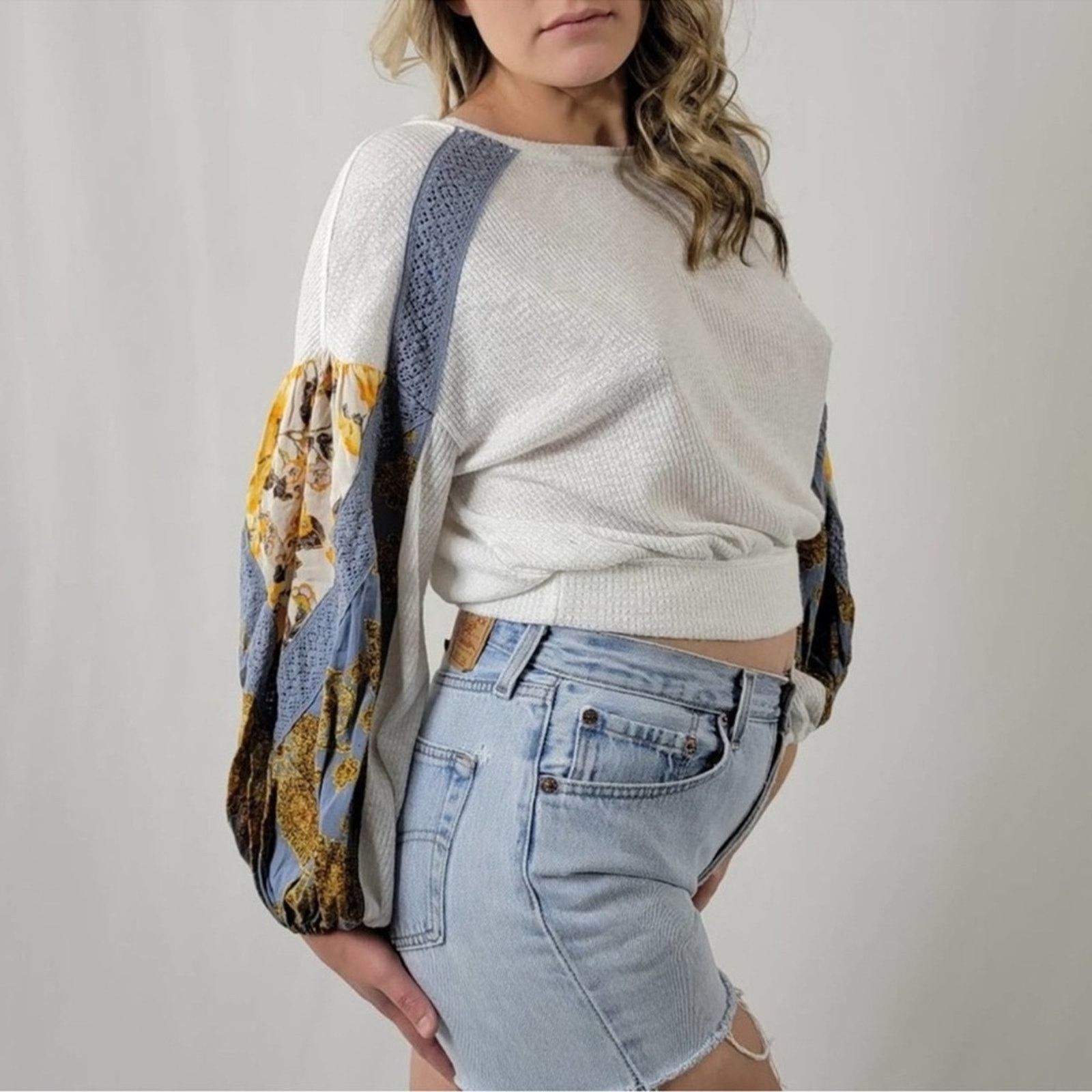 Free People Free People Casual Clash Thermal Top Size XS / US 0-2 / IT 36-38 - 9 Thumbnail