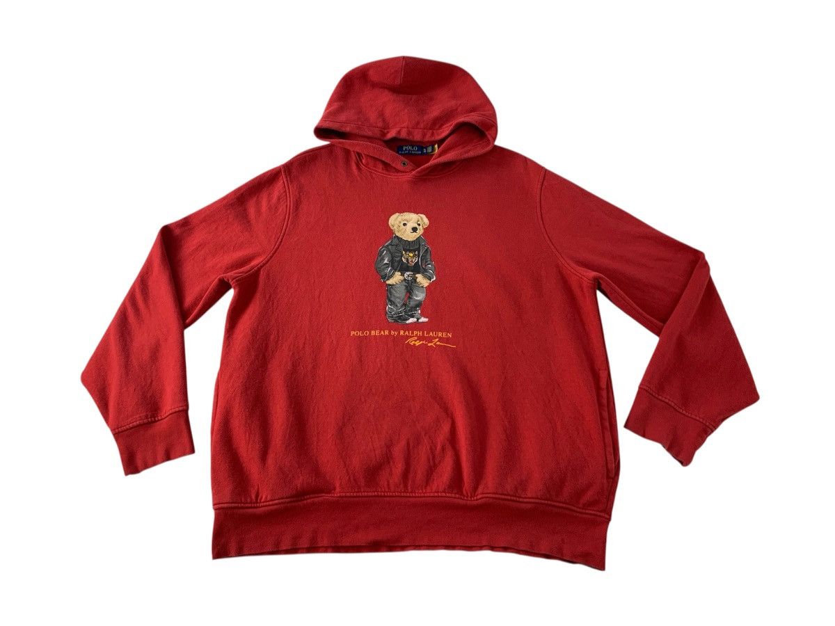 Polo Ralph Lauren Rare Polo Ralph Lauren Polo Bear Smart Streetwear Hoodie Size US XL / EU 56 / 4 - 1 Thumbnail