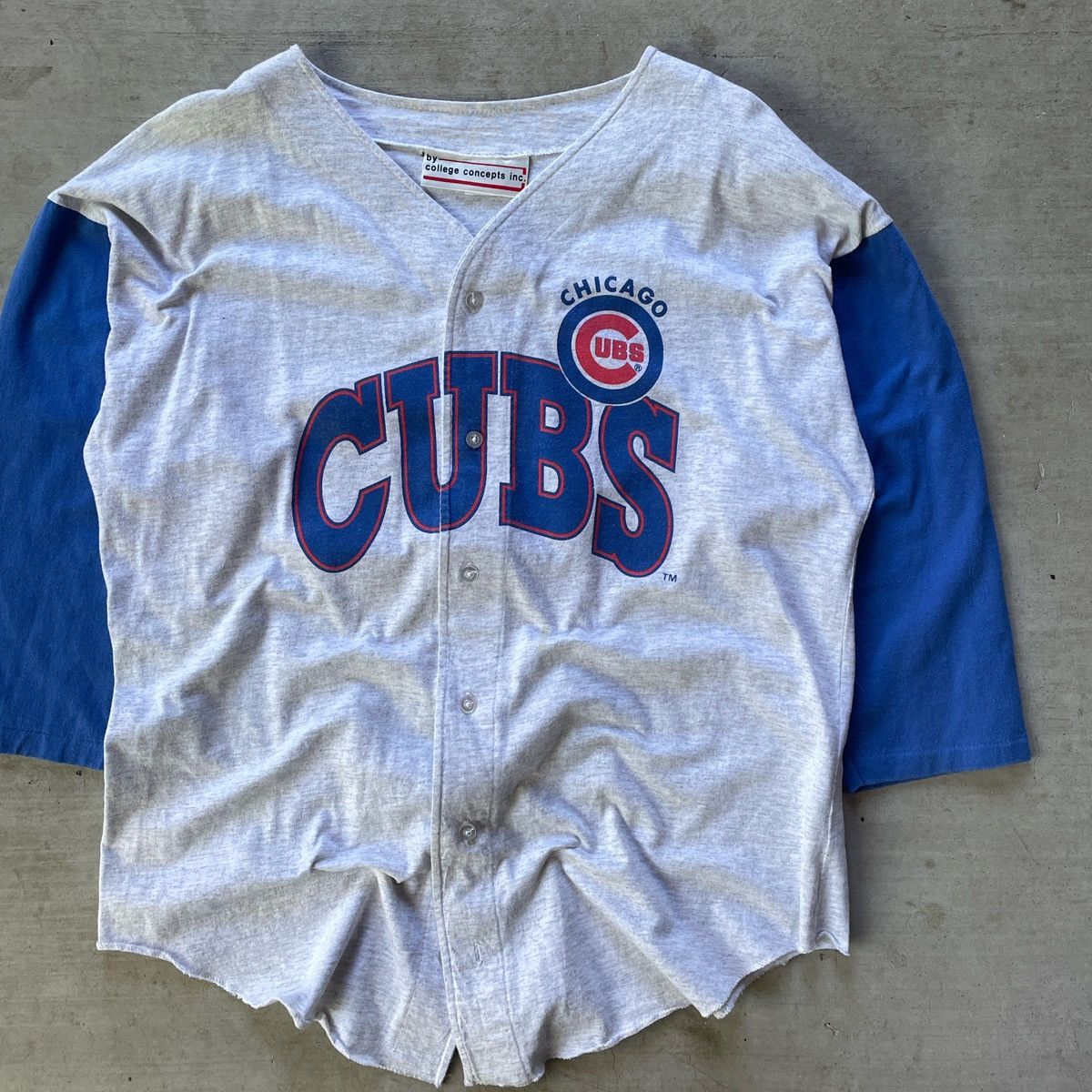 Designer × Vintage 90s Cubs 3/4 Jersey Size US XL / EU 56 / 4 - 2 Thumbnail
