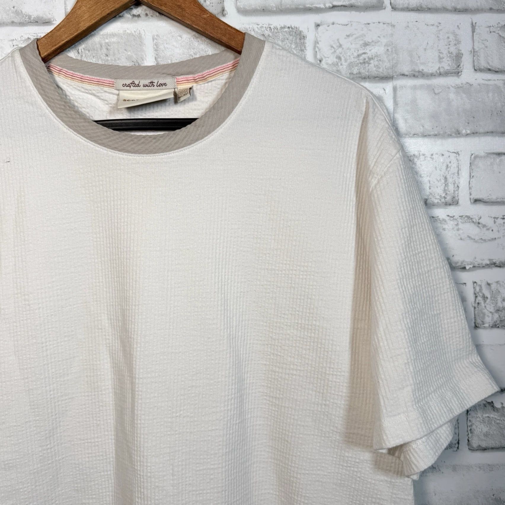 Scotch & Soda Scotch&Soda White Casual Tee Mens XL T-Shirt Regular Fit White Men XL Size US XL / EU 56 / 4 - 2 Thumbnail