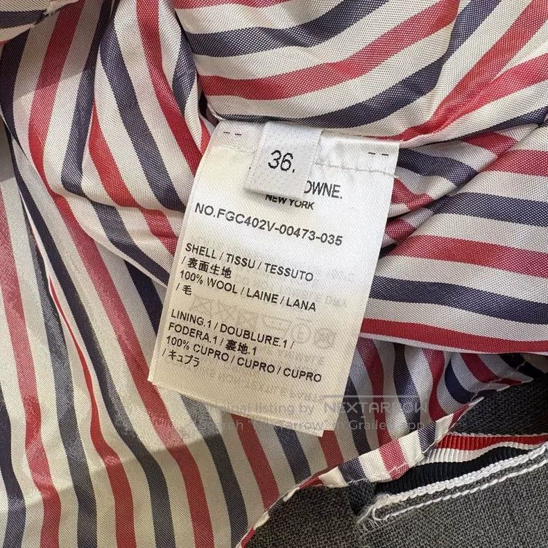 Thom Browne Thom Browne Classic Pleated Skirt - Medium Gray Size 24" / US 00 / IT 34 - 8 Thumbnail