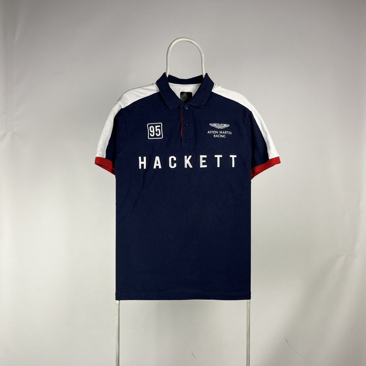 Hackett Hackett Men's Aston Martin Racing AMR MULTI SS Polo shirt Size US L / EU 52-54 / 3 - 1 Thumbnail