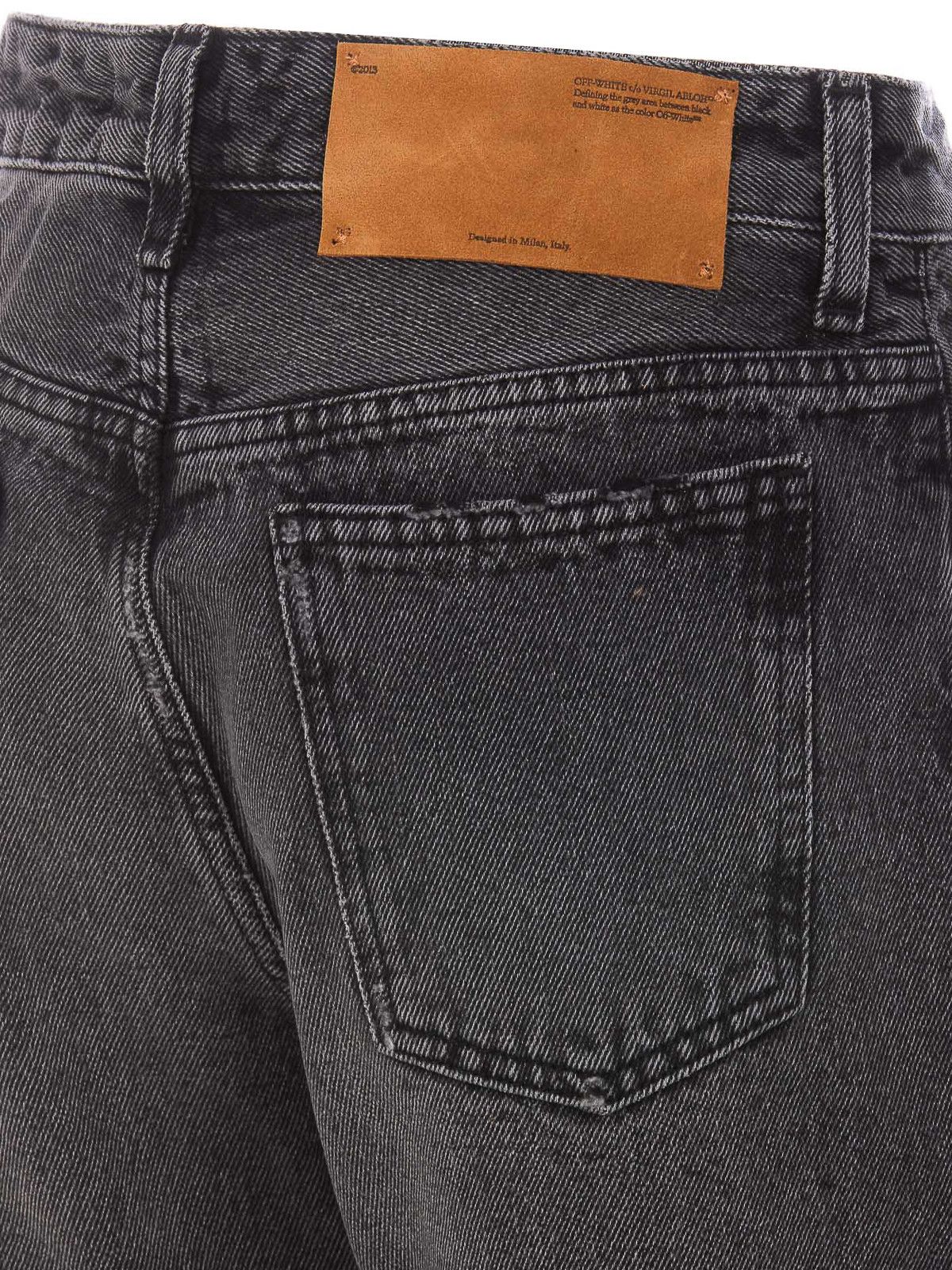 Off-White o1gr1nt0125 90S Fit Jeans in Vintage Black Size 29" - 3 Thumbnail