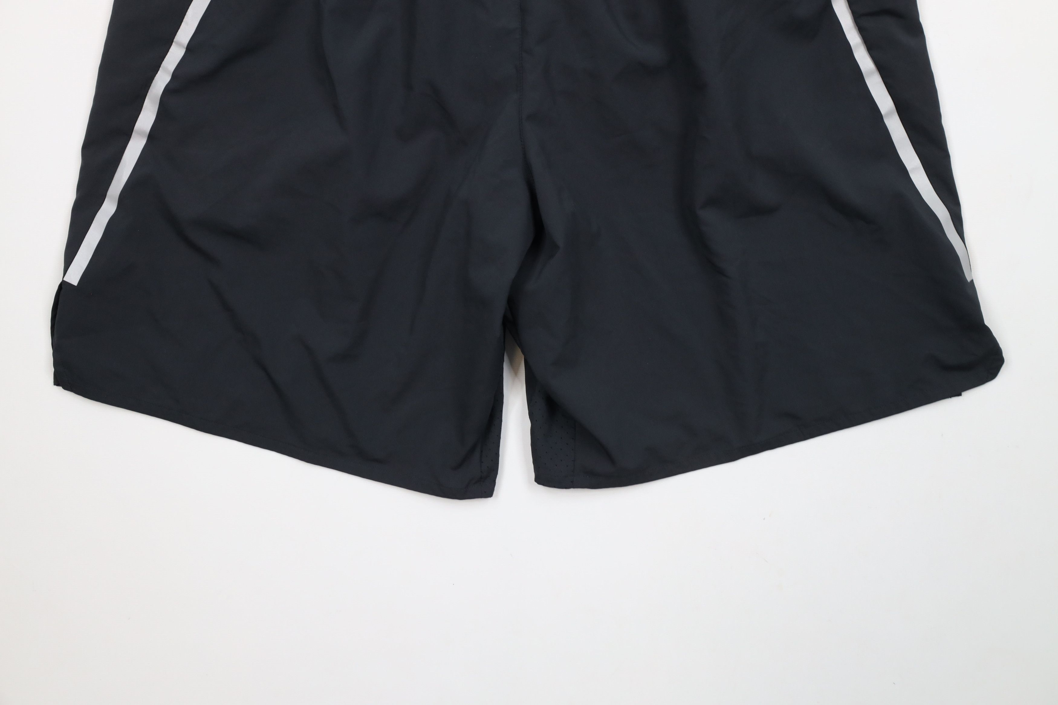 Nike × Vintage Nike Reflective Lined Running Jogging Gym Shorts Black Size US 36 / EU 52 - 13 Thumbnail