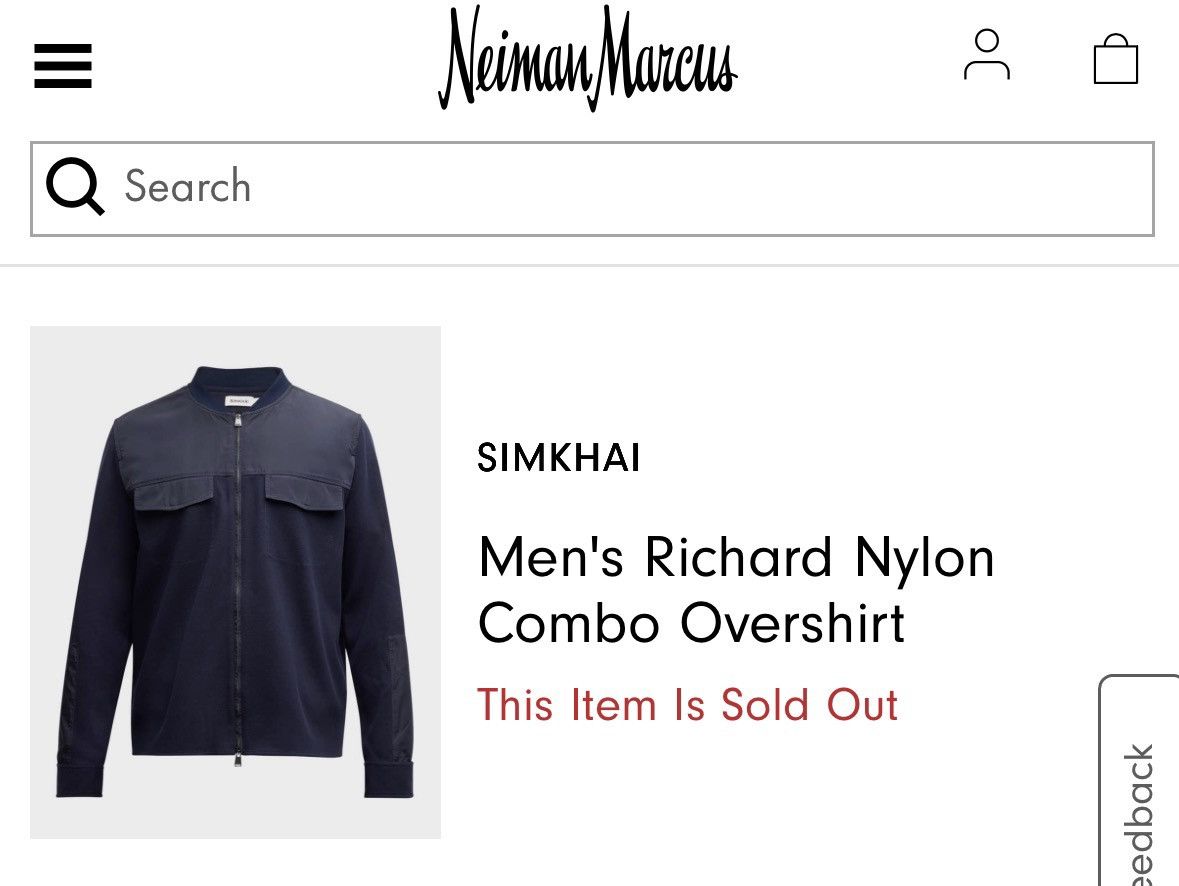 Simkhai SIMKHAI Richard Nylon Combo Overshirt Size US M / EU 48-50 / 2 - 6 Thumbnail
