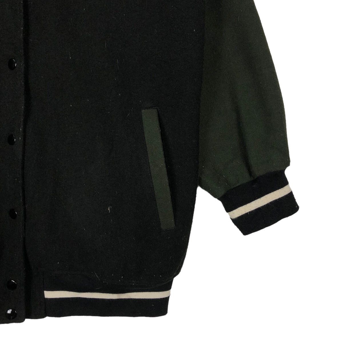 Japanese Brand 🔥90’s Vintage Varsity Jacket Rag Machine Big Logo Size US L / EU 52-54 / 3 - 5 Thumbnail