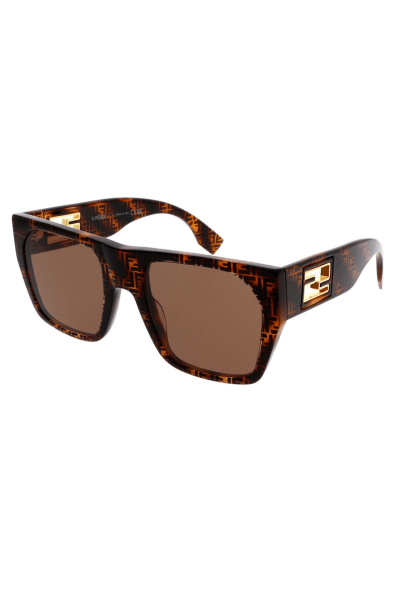 Fendi o1loc1c0824 Size: OS / Sunglasses in Gold Light Gold Brown Size ONE SIZE - 1 Preview