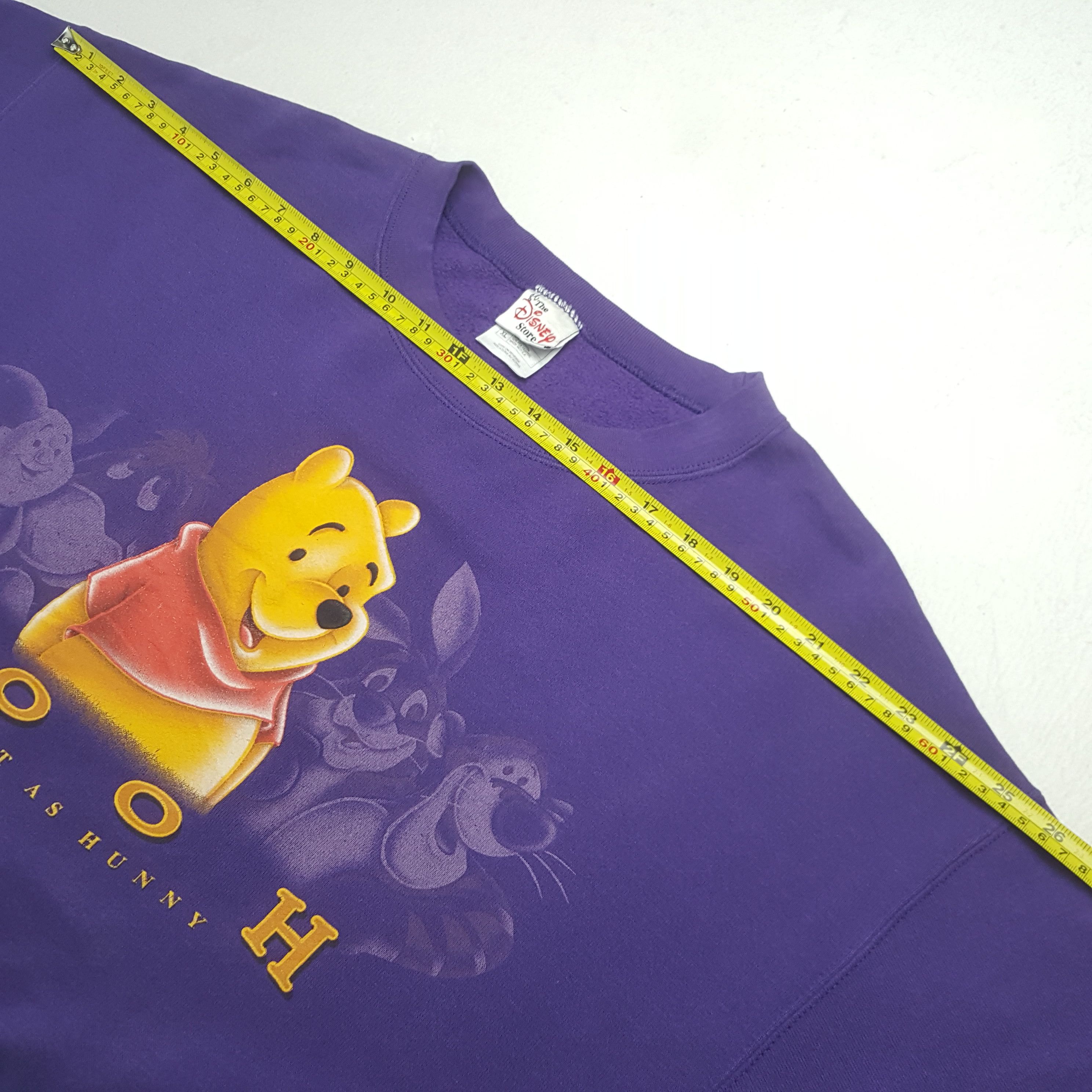 Disney Vintage Pooh Sweet As Hunny Cartoon Movie Sweatshirt RR7 Size US XL / EU 56 / 4 - 5 Thumbnail