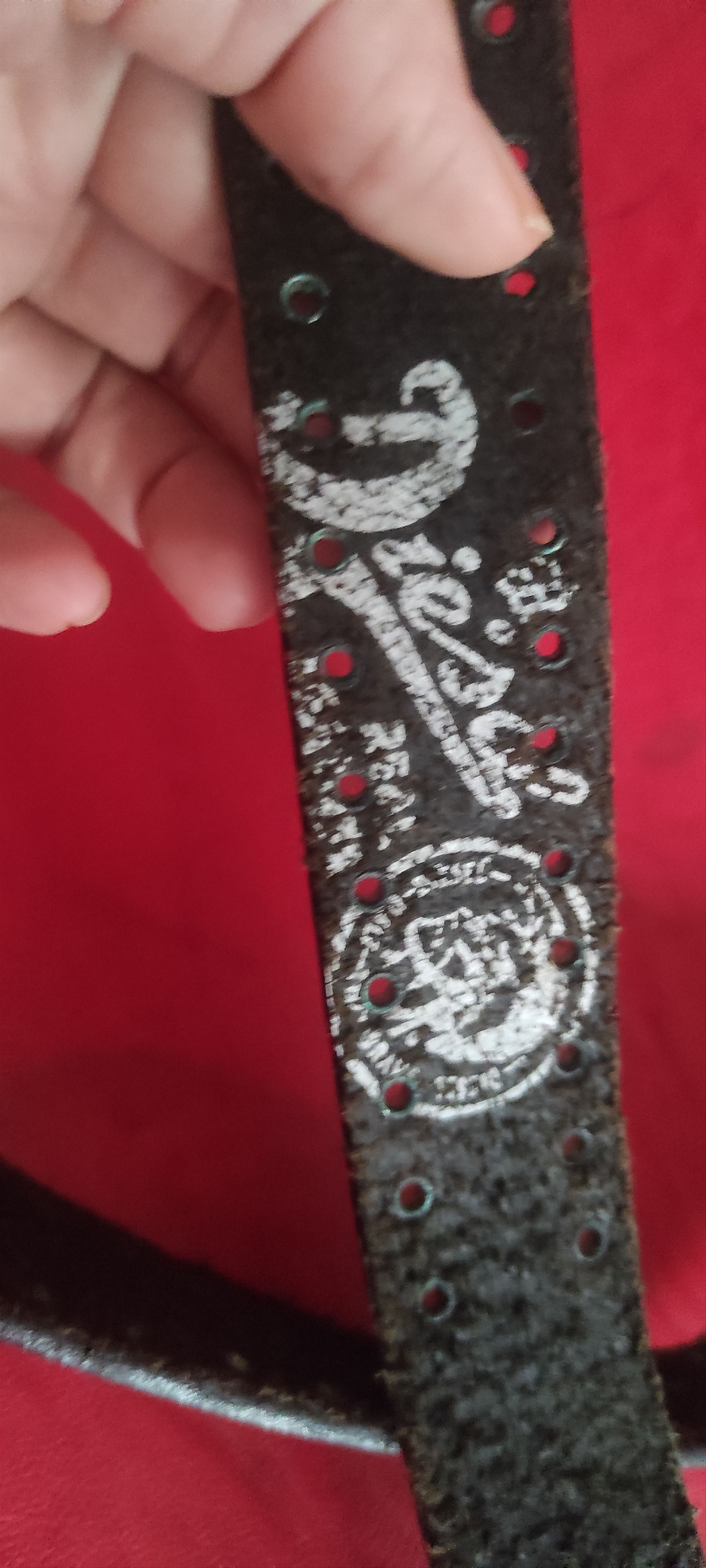 Diesel Diesel Y2K Leather Belt Simon Style Studded Made Mexico Sz M Size ONE SIZE - 7 Thumbnail