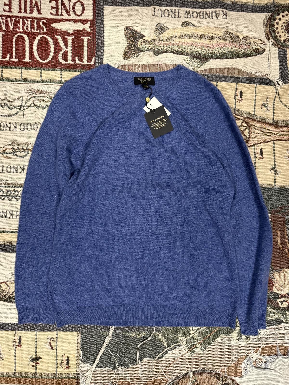 Charter Club NWT 100% Cashmere Charter Club Luxury Blue Sweater Size US M / EU 48-50 / 2 - 1 Thumbnail