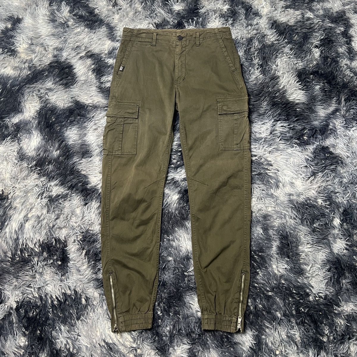 Japanese Brand ISK Jogger Cargo Pants Size US 29 - 1 Thumbnail