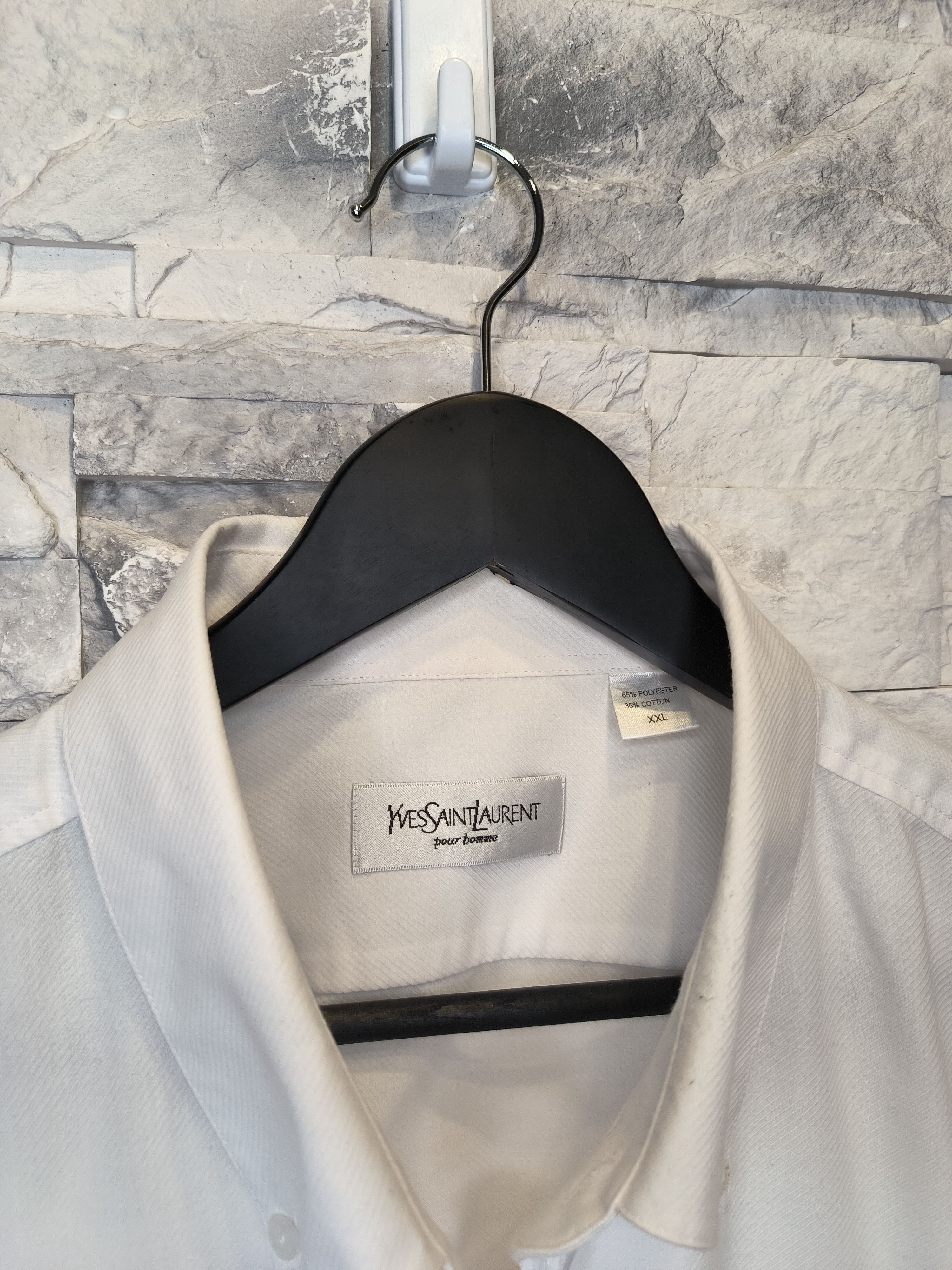 Yves Saint Laurent YSL Pour Homme Shirt Button-Up Yves Saint Laurent Size US XXL / EU 58 / 5 - 4 Thumbnail