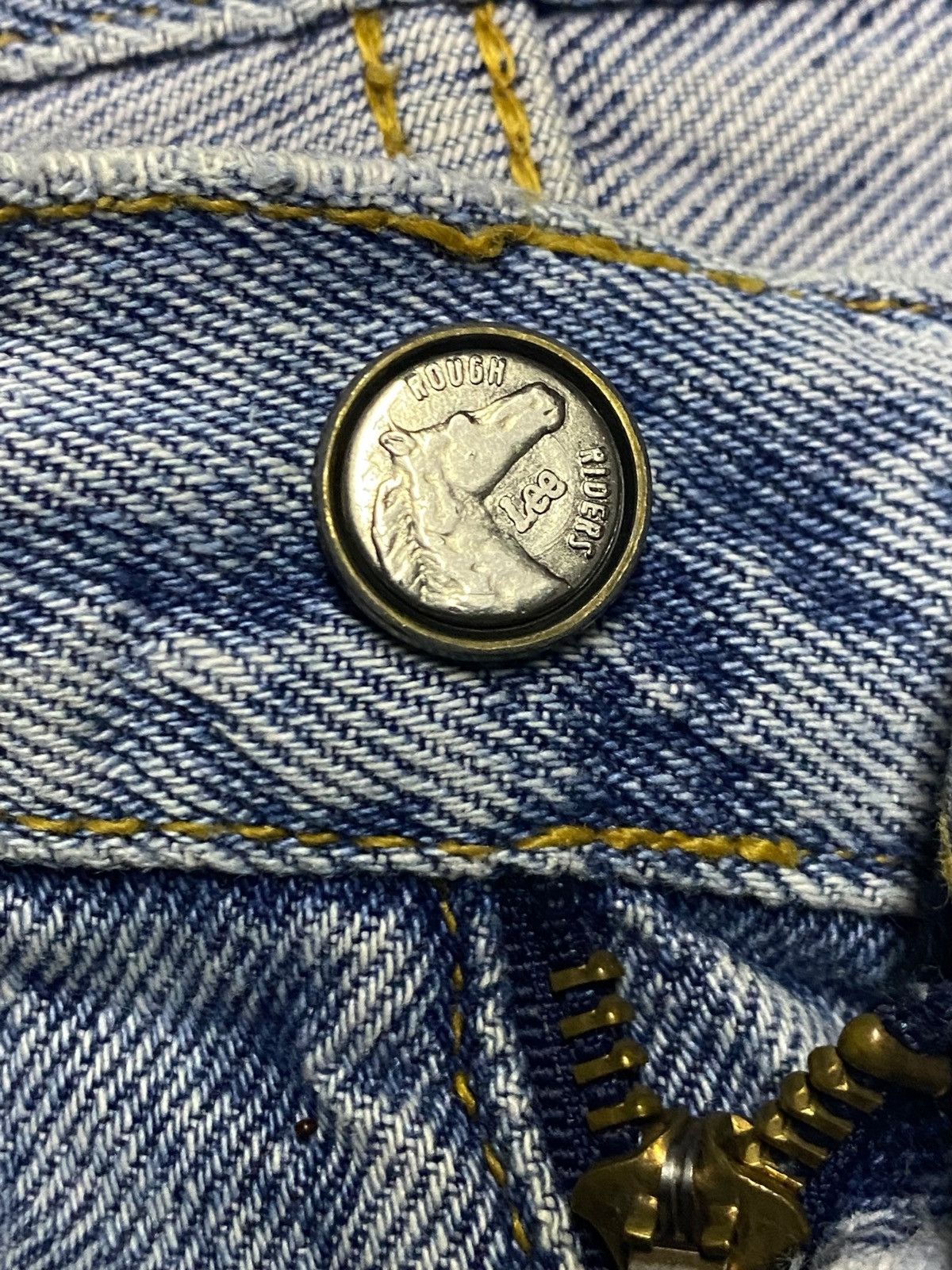 Lee Vintage Lee Rough Riders Horse Button Western Cowboy Jeans Size US 30 / EU 46 - 14 Thumbnail