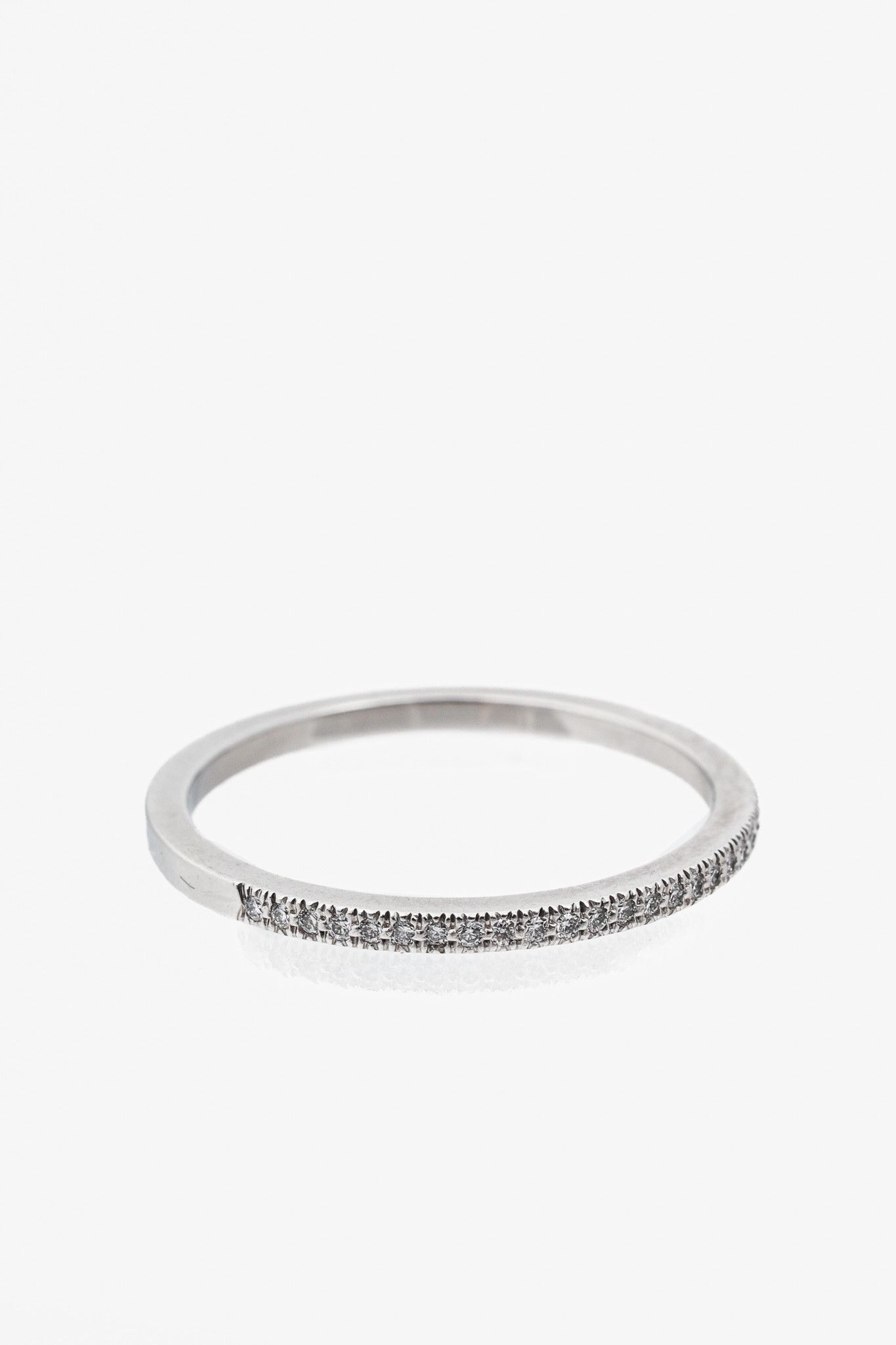 Tiffany & Co. Tiffany & Co. 950 Platinum Lucida Diamond Half Circle Band Size ONE SIZE - 1 Thumbnail