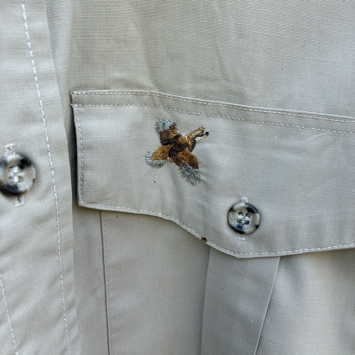 Other Duxbak Hunting Safari Shirt Men's Large Khaki Distressed Size US XL / EU 56 / 4 - 7 Thumbnail