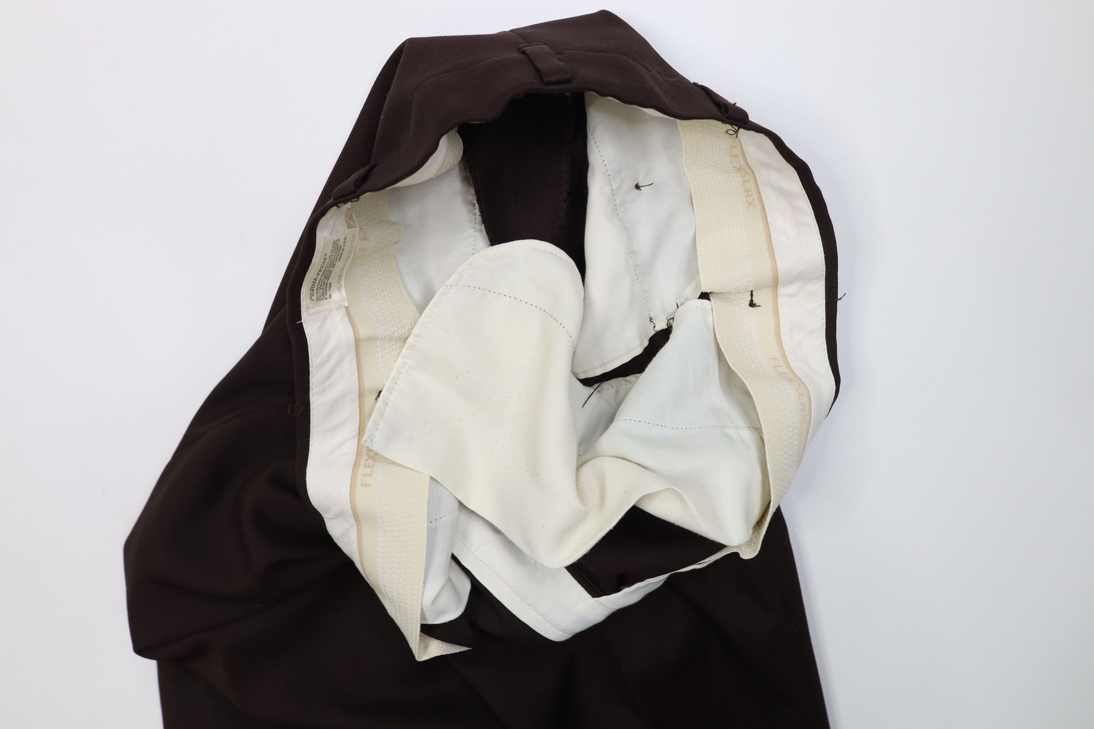 Vintage Vintage 70 Streetwear Flared Wide Leg Chino Pants Brown USA Size US 36 / EU 52 - 7 Thumbnail
