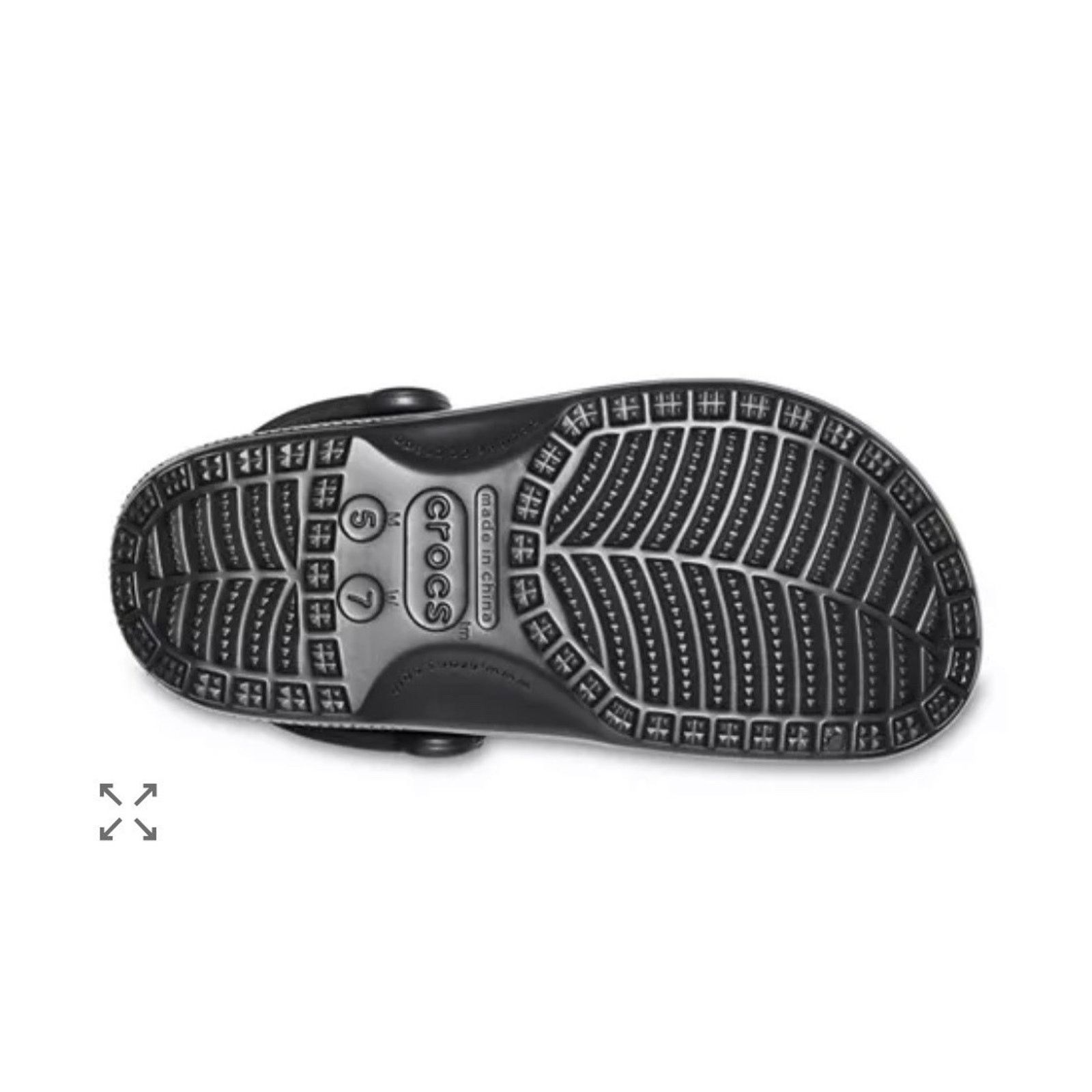 Crocs Crocs Classic Clog Black Men 8 Slip On Comfort Clog Sandals Size US 10 / EU 43 - 7 Thumbnail