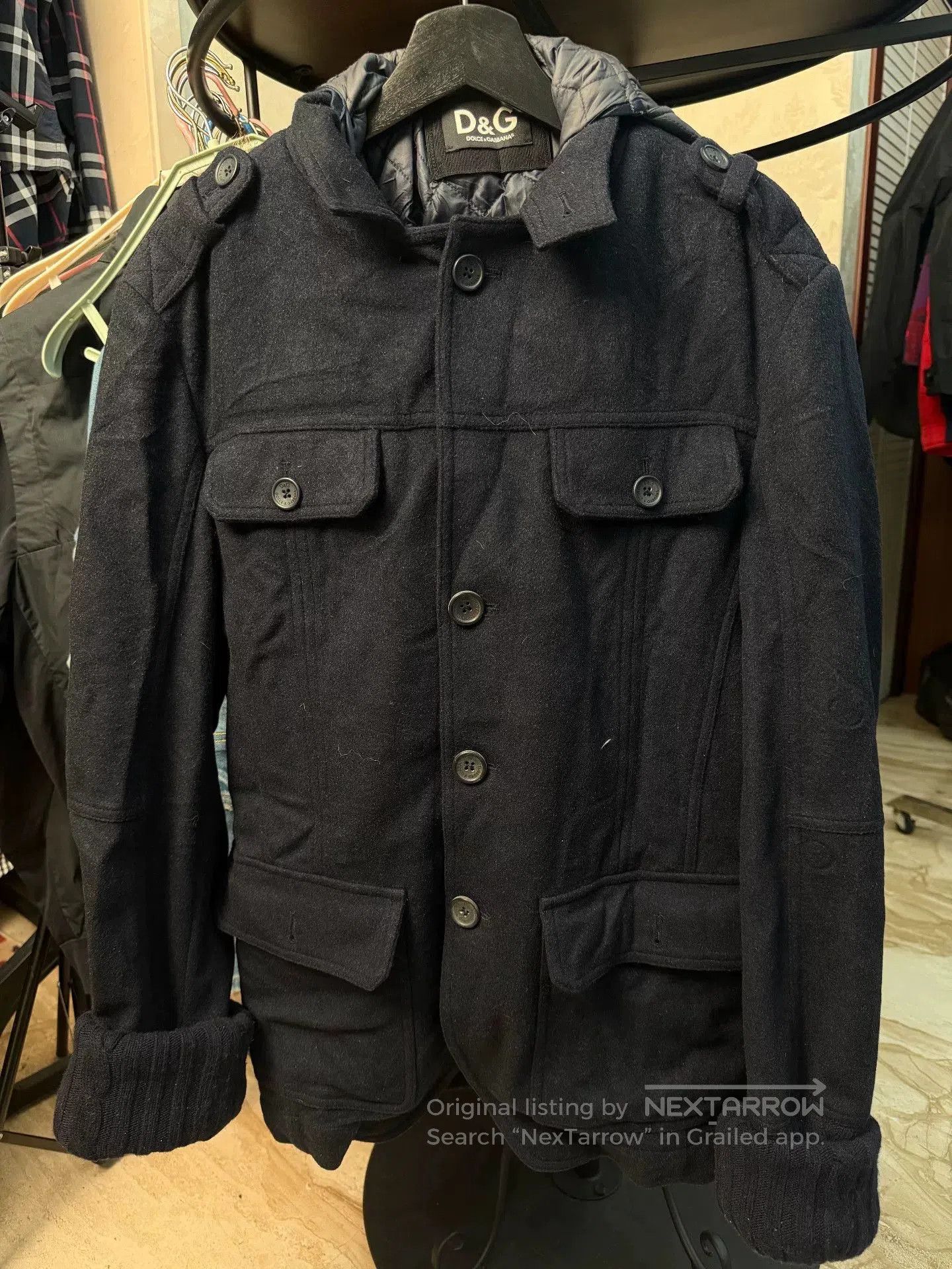 Dolce & Gabbana D&G Dolce&Gabbana Men's Wool Jacket. Size US M / EU 48-50 / 2 - 1 Thumbnail