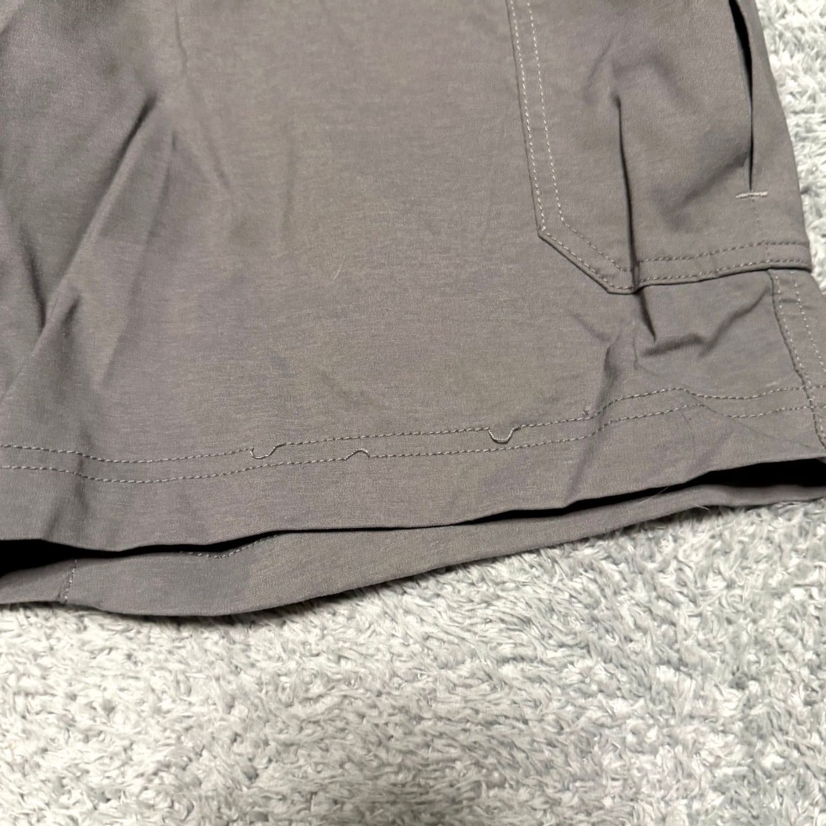 Duluth Trading Company Duluth Trading DuluthFlex Dry on the Fly Shorts Womens 16 Gray Nylon 10" Size 38" / US 16 / IT 52 - 2 Thumbnail