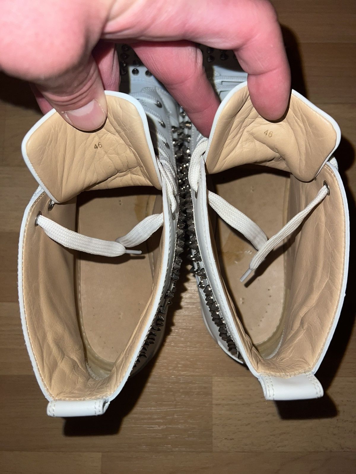Christian Louboutin Christian Louboutin High Top Sneaker Size US 12 / EU 45 - 9 Thumbnail