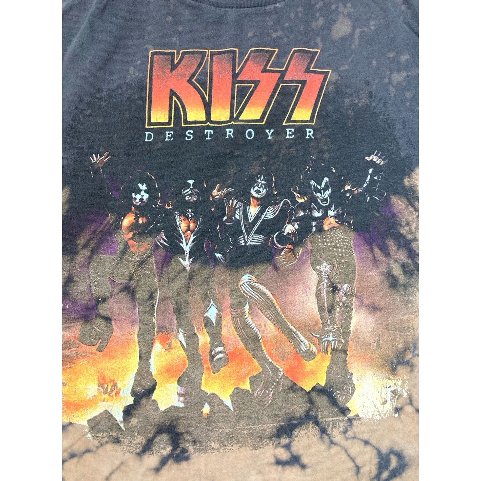 Vintage Kiss Graphic T-shirt Men Small Tie Dye Short Sleeve Music Shirt Size US S / EU 44-46 / 1 - 2 Thumbnail